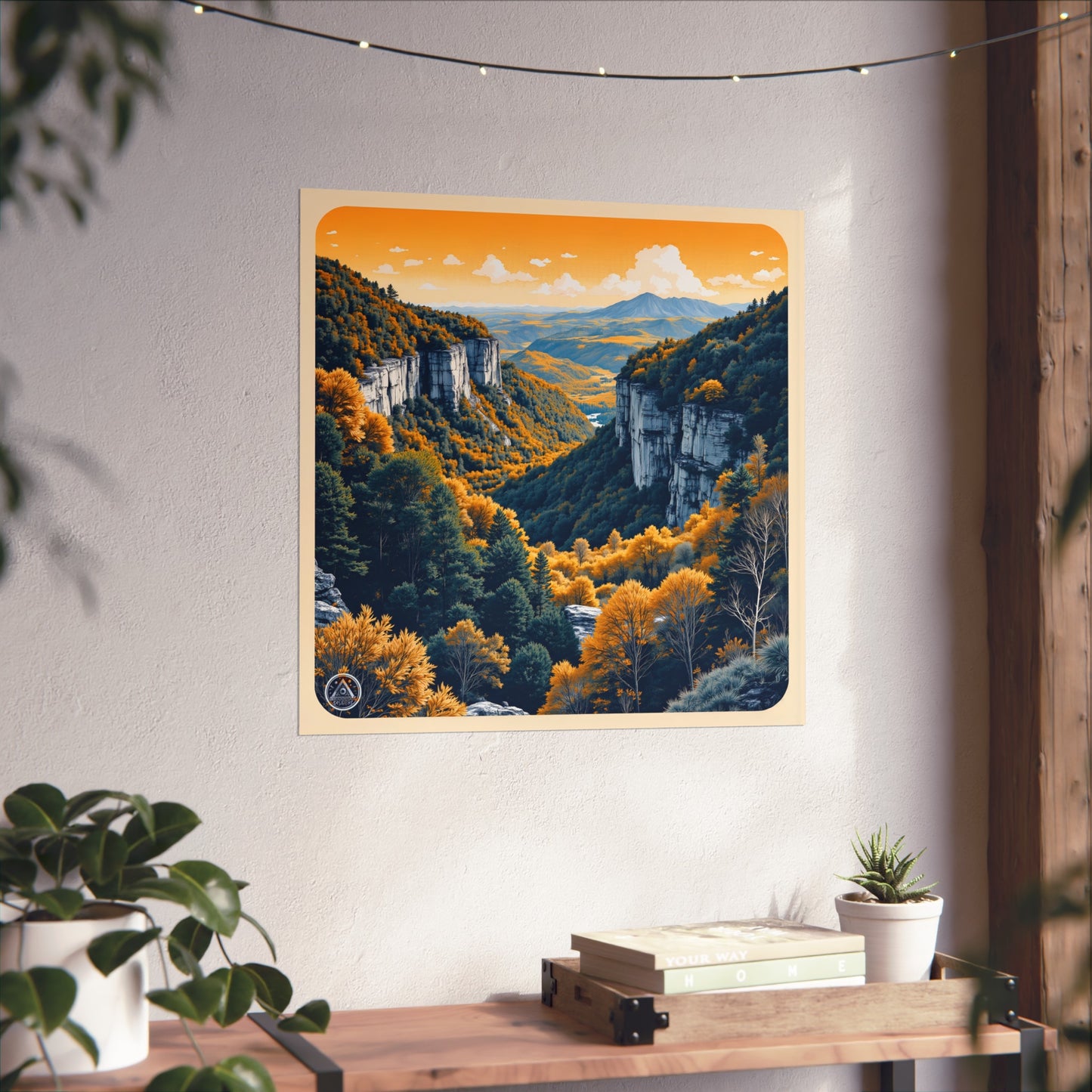 Fine Art Poster Print | "Golden Ocean" by Nicodemus Studios-24″ x 24″-Matte-Nicodemus Studios