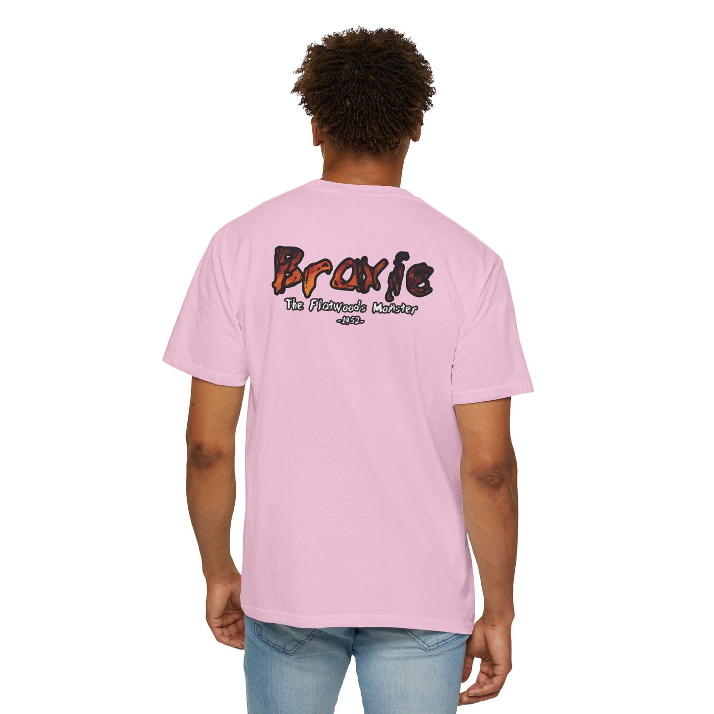 Garment-Dyed T-Shirt | Braxie The Flatwoods Monster-Nicodemus Studios