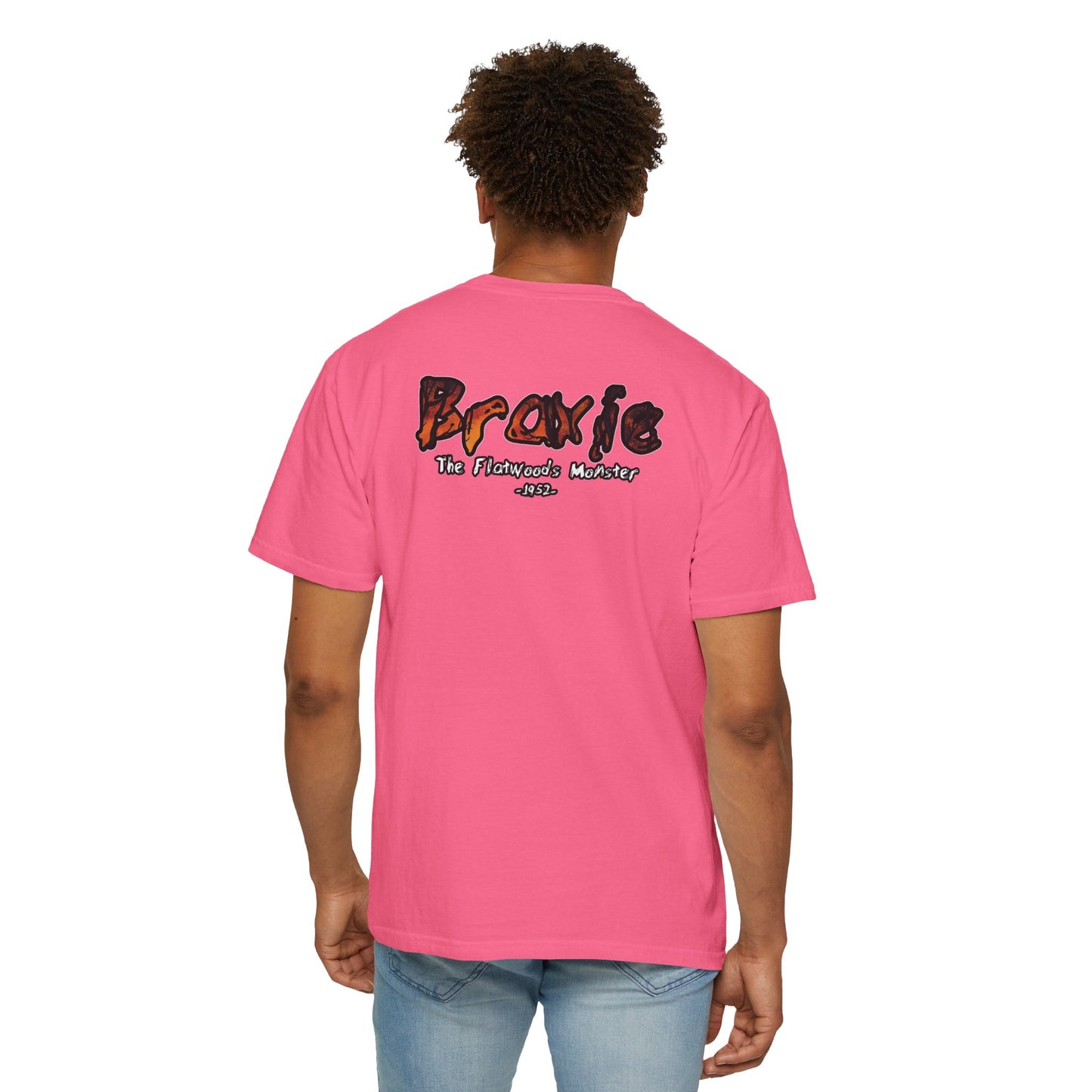 Garment-Dyed T-Shirt | Braxie The Flatwoods Monster-Nicodemus Studios