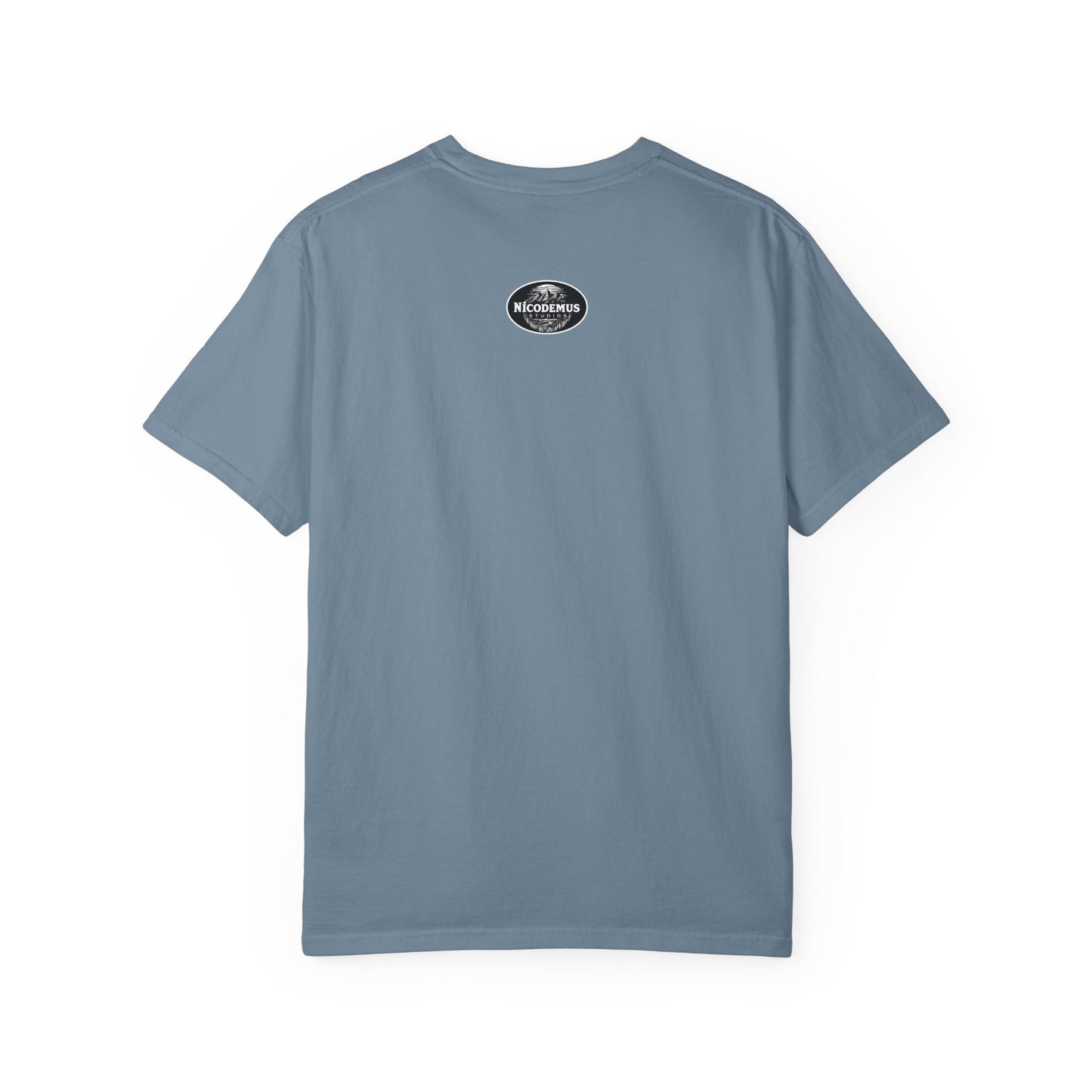 Garment-Dyed T-Shirt | "Lotus Deer" by Nicodemus Studios-Nicodemus Studios