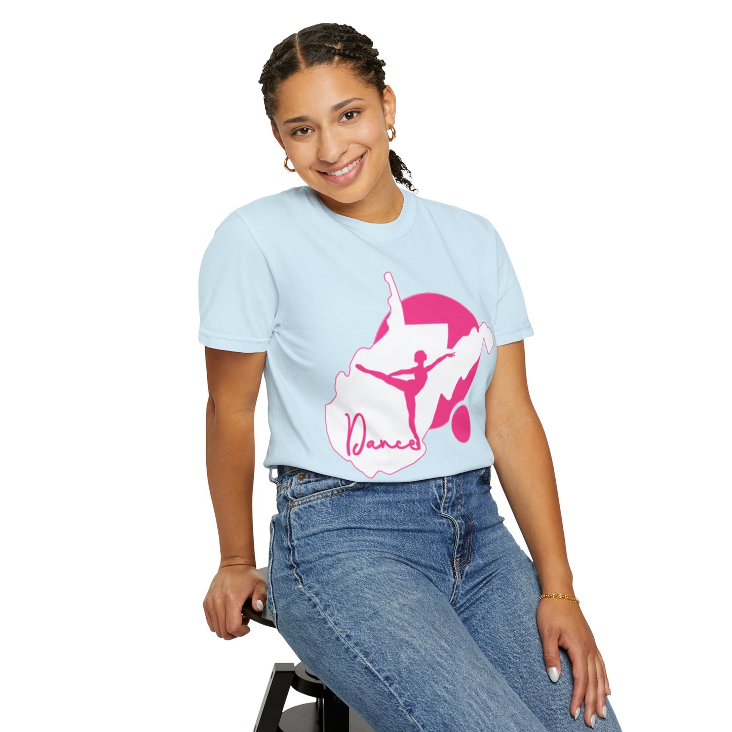 Garment-Dyed T-Shirt | Script Dance WV 01-Nicodemus Studios