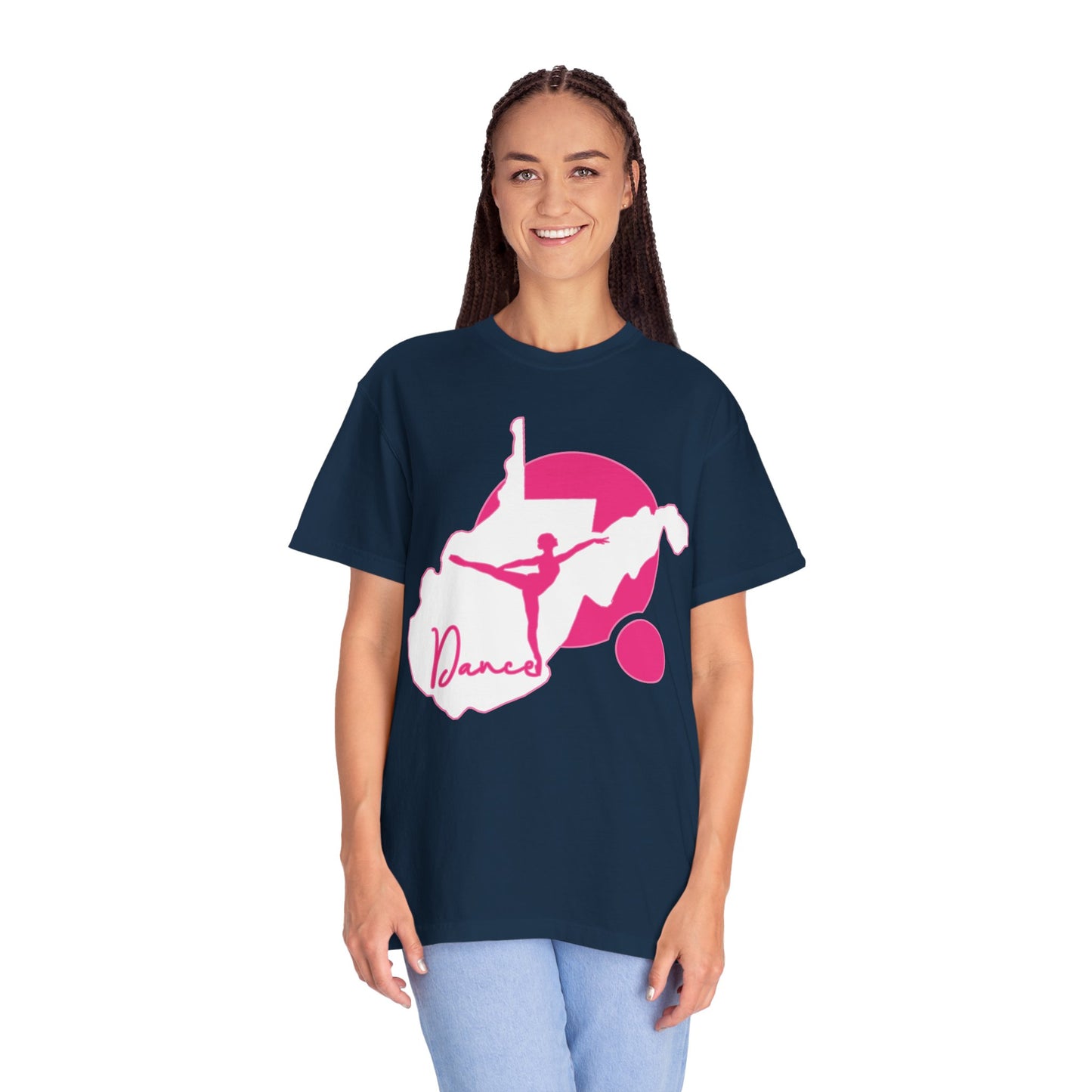 Garment-Dyed T-Shirt | Script Dance WV 01-Nicodemus Studios