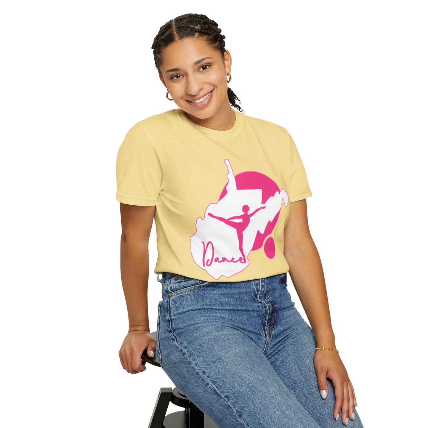 Garment-Dyed T-Shirt | Script Dance WV 01-Nicodemus Studios