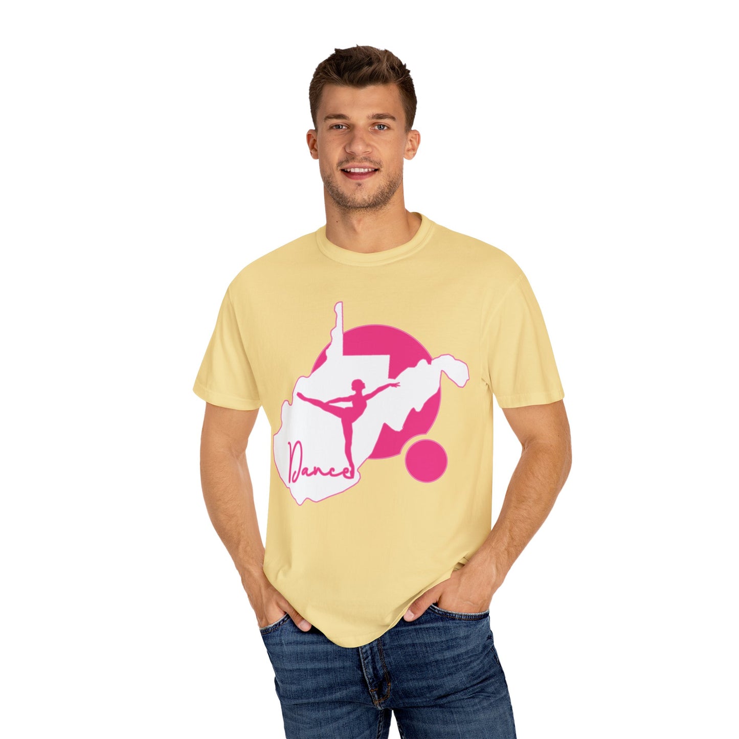Garment-Dyed T-Shirt | Script Dance WV 01-Nicodemus Studios