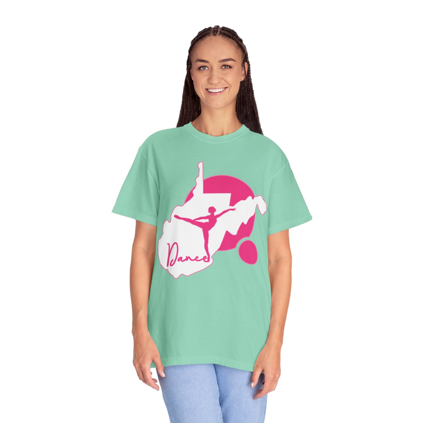 Garment-Dyed T-Shirt | Script Dance WV 01-Nicodemus Studios