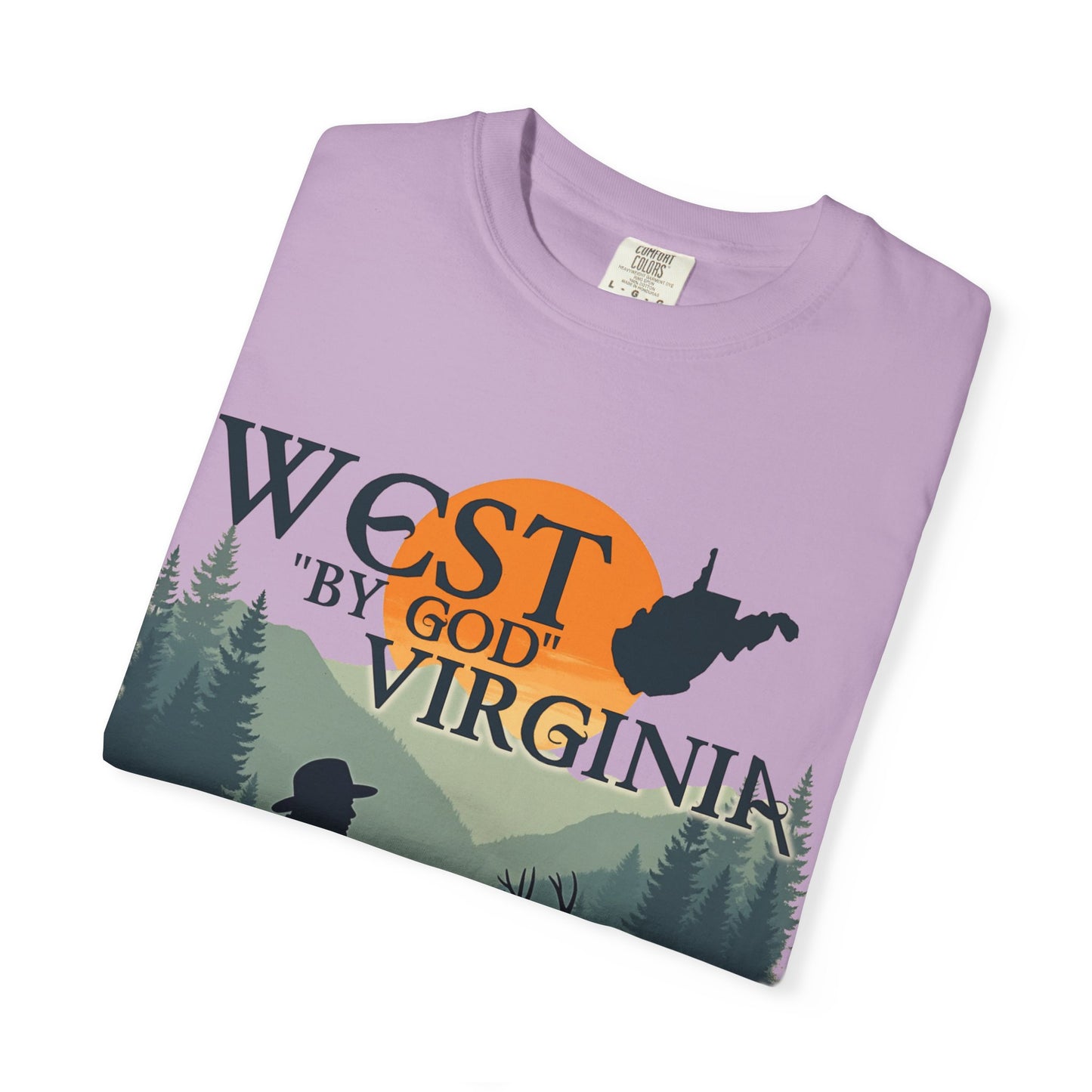 Garment-Dyed T-Shirt | West "By God" Virginia by Nicodemus Studios-Nicodemus Studios