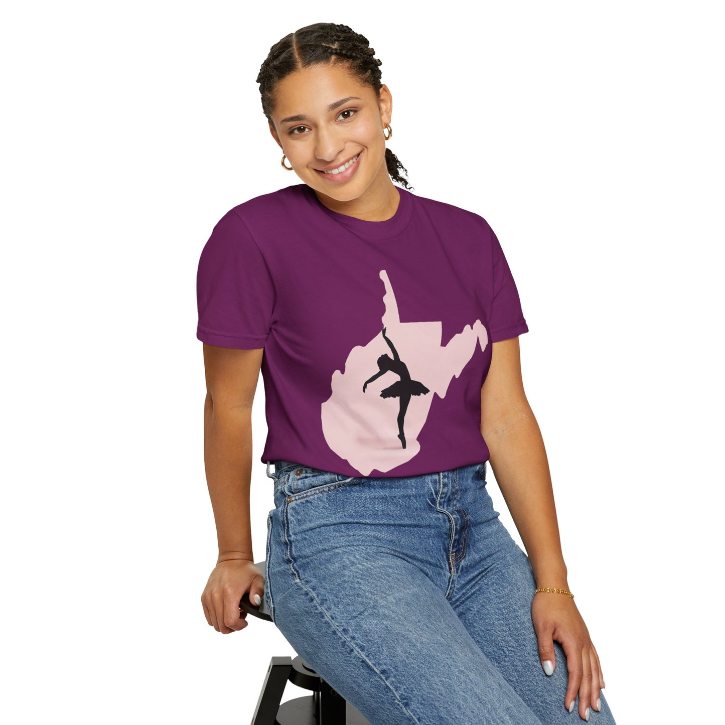 Garment-Dyed T-Shirt | WV Ballet Dancer-Nicodemus Studios