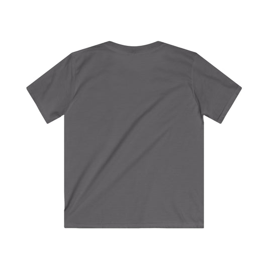 Kids Soft Style Short Sleeve Shirt | Mountaineer Lanscape by Nicodemus Studios-Nicodemus Studios