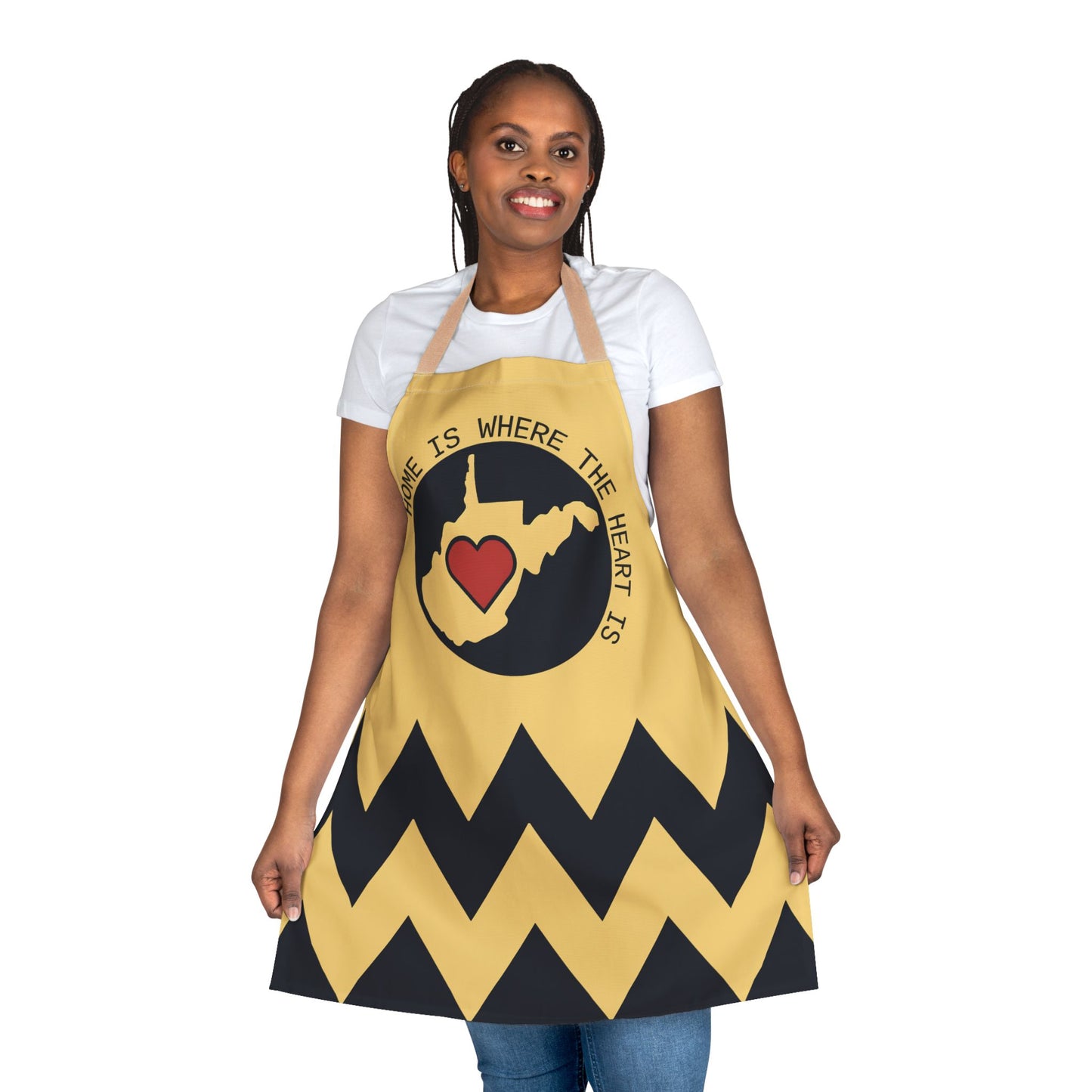 Kitchen Apron | WV Home is Where The Heart Is-Nicodemus Studios
