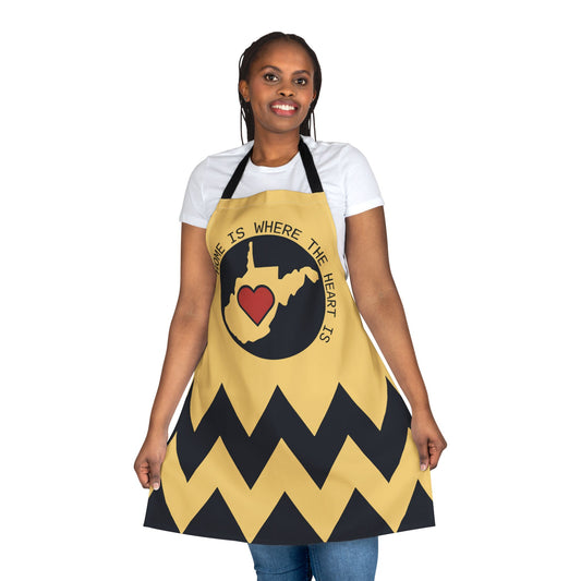 Kitchen Apron | WV Home is Where The Heart Is-Nicodemus Studios