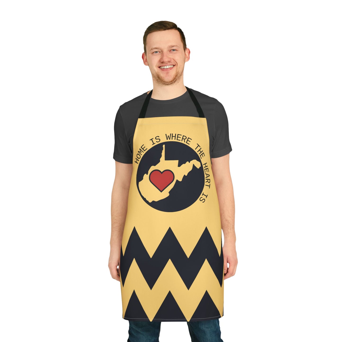 Kitchen Apron | WV Home is Where The Heart Is-Nicodemus Studios