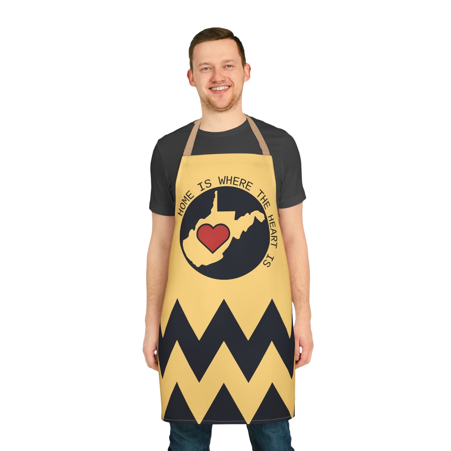 Kitchen Apron | WV Home is Where The Heart Is-Nicodemus Studios