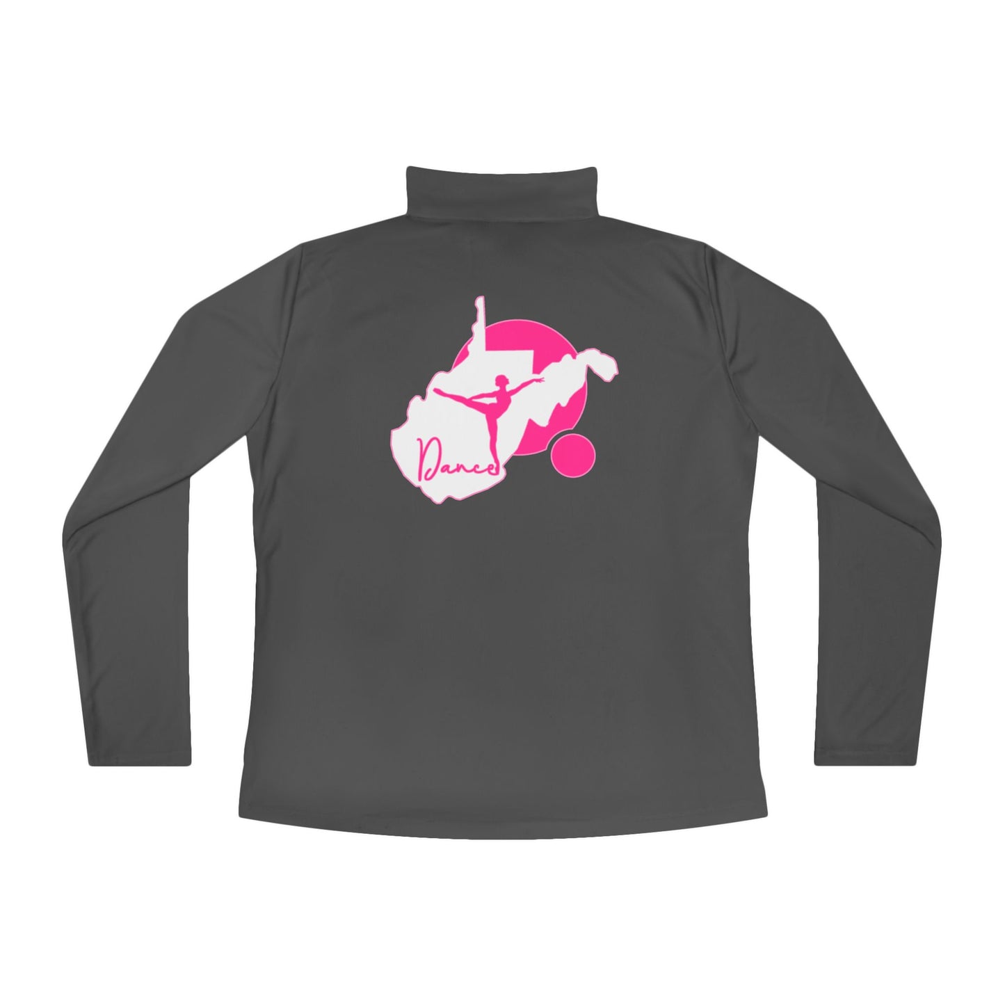 Ladies Quarter-Zip Pullover | WV Script Dance Graphic-Nicodemus Studios