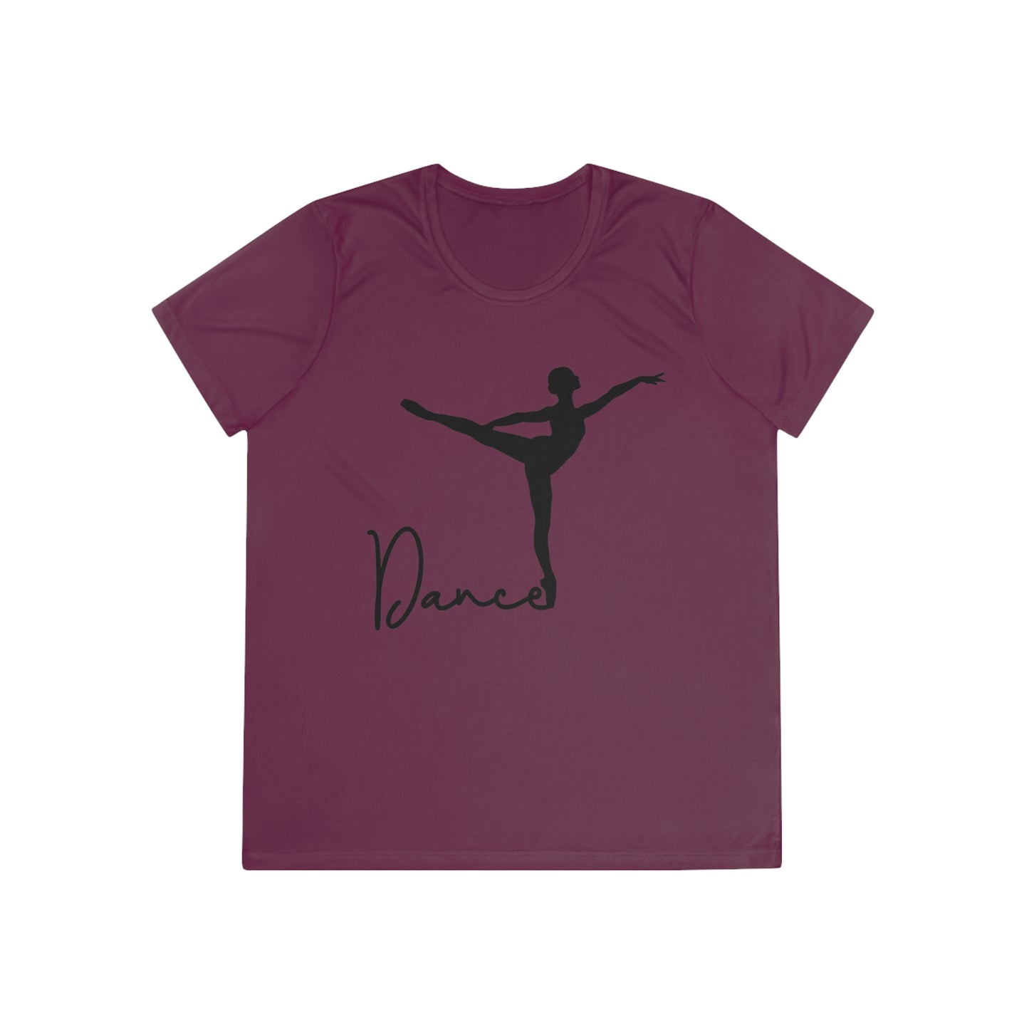 Ladies Soft Ballet Top | Dance Script Ballet-Maroon-XS-Nicodemus Studios