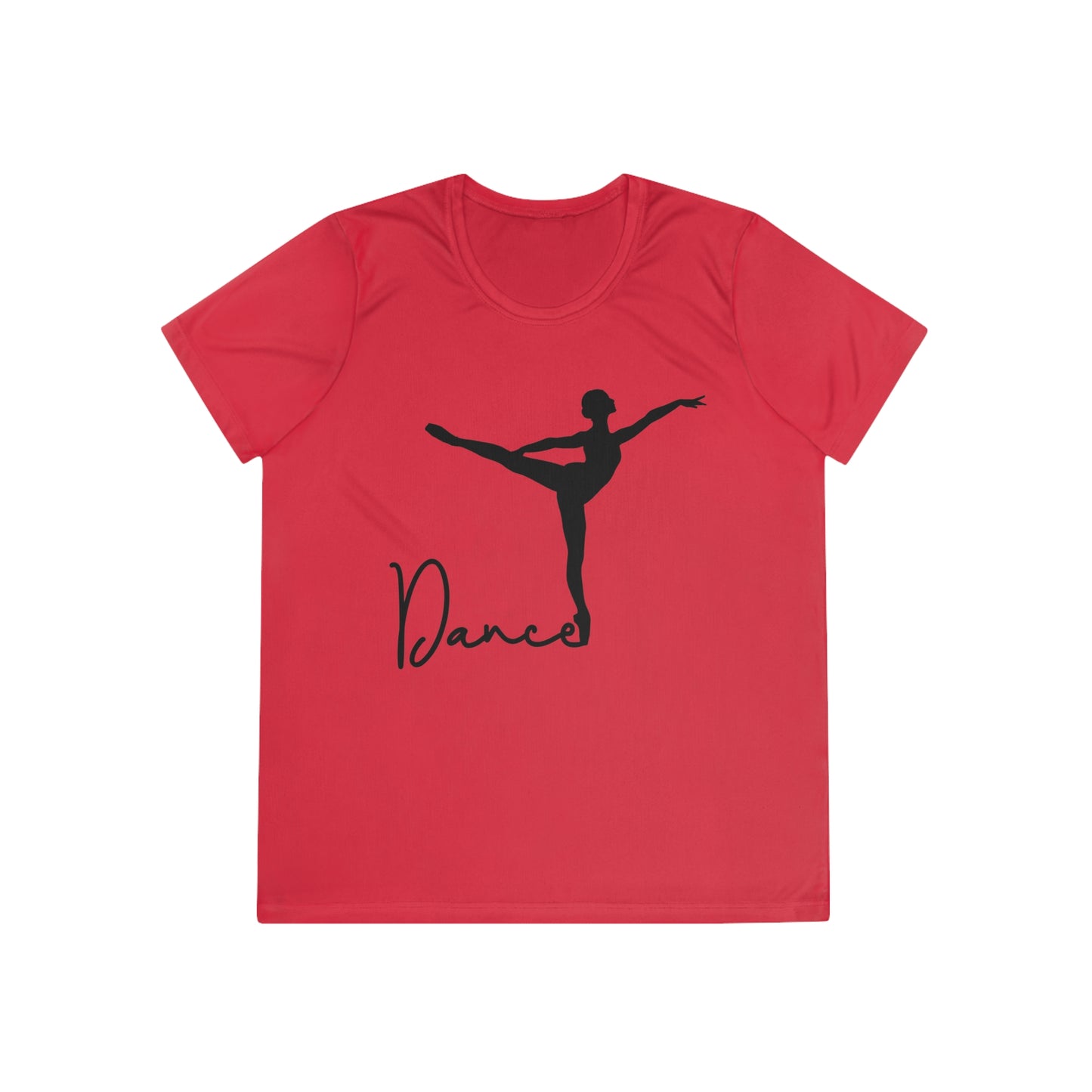Ladies Soft Ballet Top | Dance Script Ballet-True Red-XS-Nicodemus Studios
