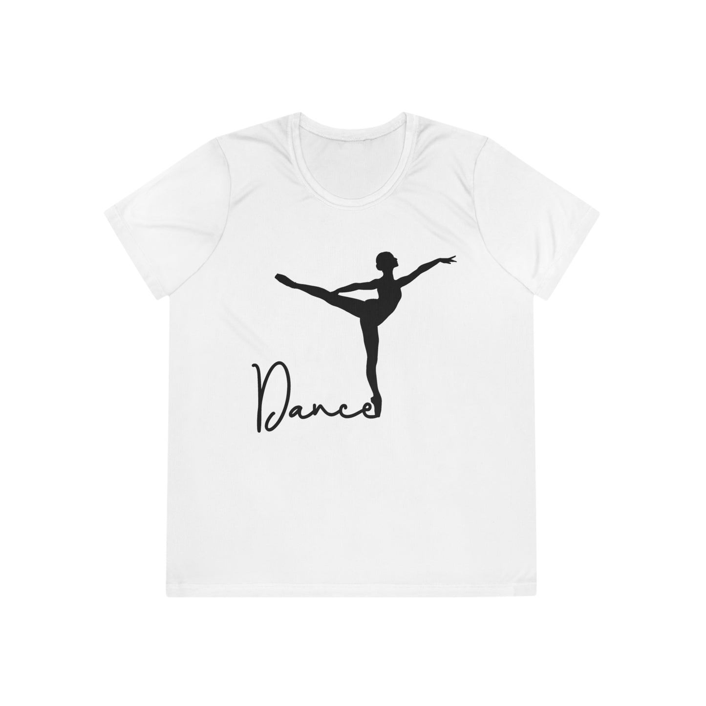 Ladies Soft Ballet Top | Dance Script Ballet-White-XS-Nicodemus Studios
