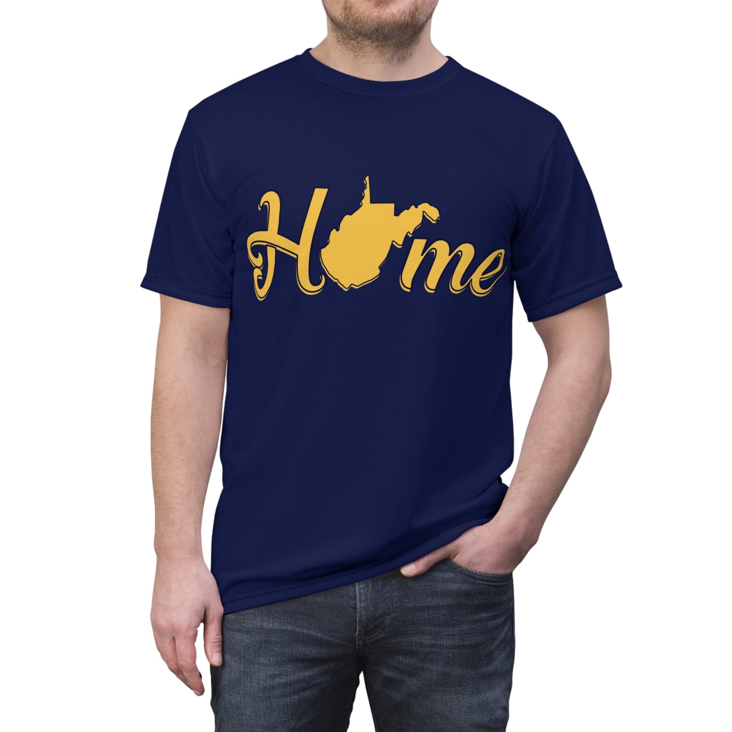 Men's Graphic Tee Shirt | "Home WV" by Nicodemus Studios-Nicodemus Studios