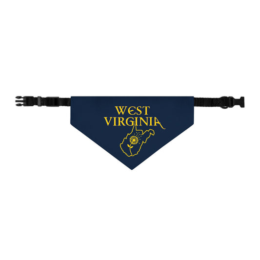 Pet Bandana Collar | West Virginia Dandelion Design-M-Nicodemus Studios