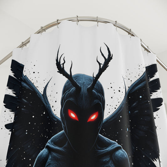 Shower Curtain | Mothman Cryptid-Nicodemus Studios
