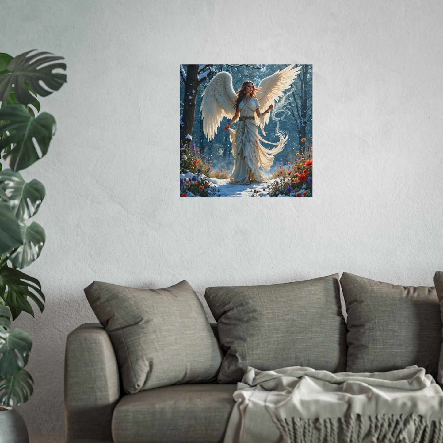 "Snow Angel" Fine Art Poster Wall Decor Poster