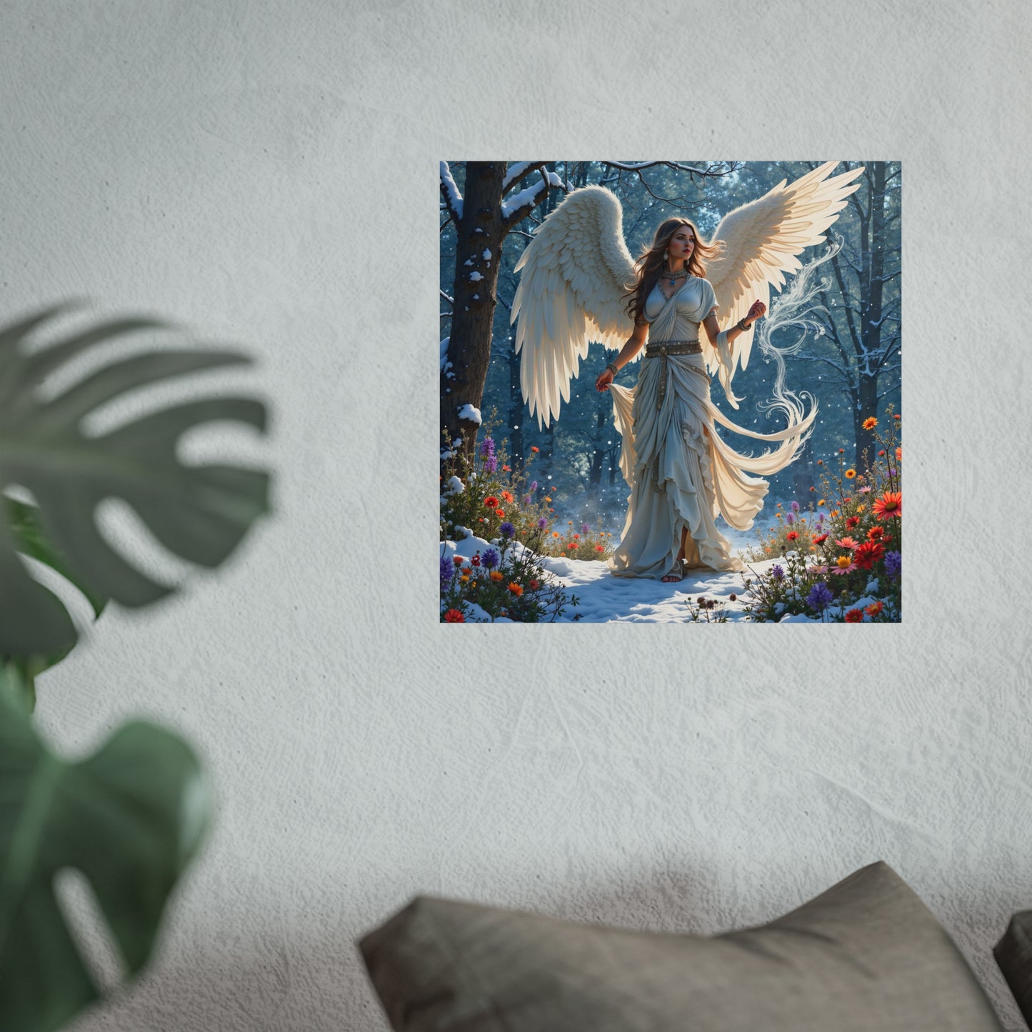 "Snow Angel" Fine Art Poster Wall Decor Poster