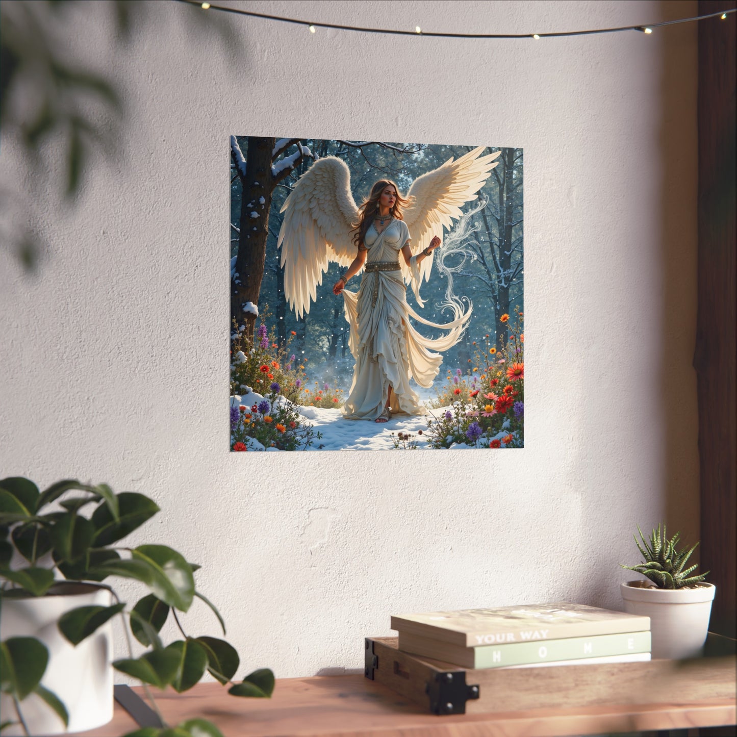 "Snow Angel" Fine Art Poster Wall Decor Poster