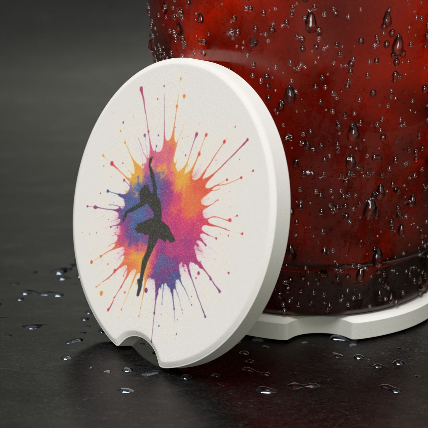 Soapstone Car Coaster | Dance Splash-Nicodemus Studios