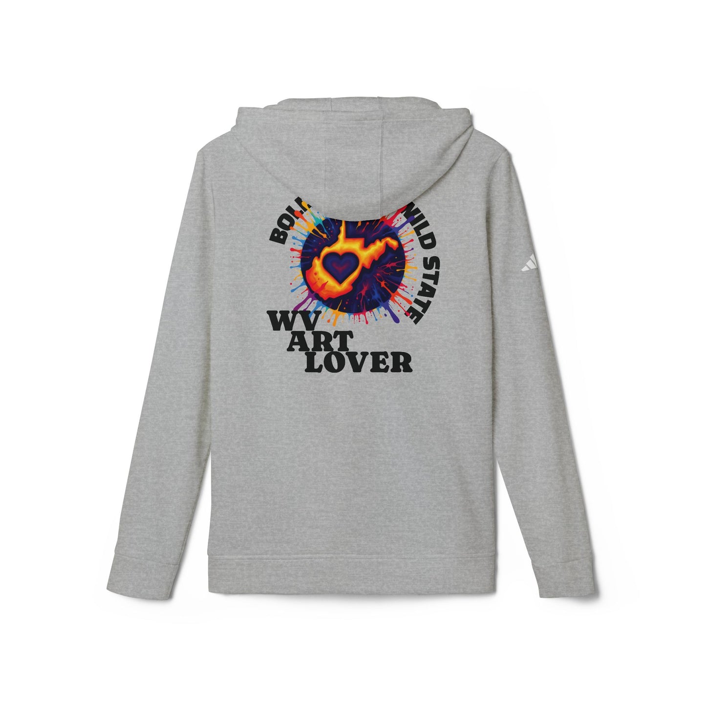 Unisex Addidas Fleece Hoodie | Colorful WV Art Lover-Nicodemus Studios