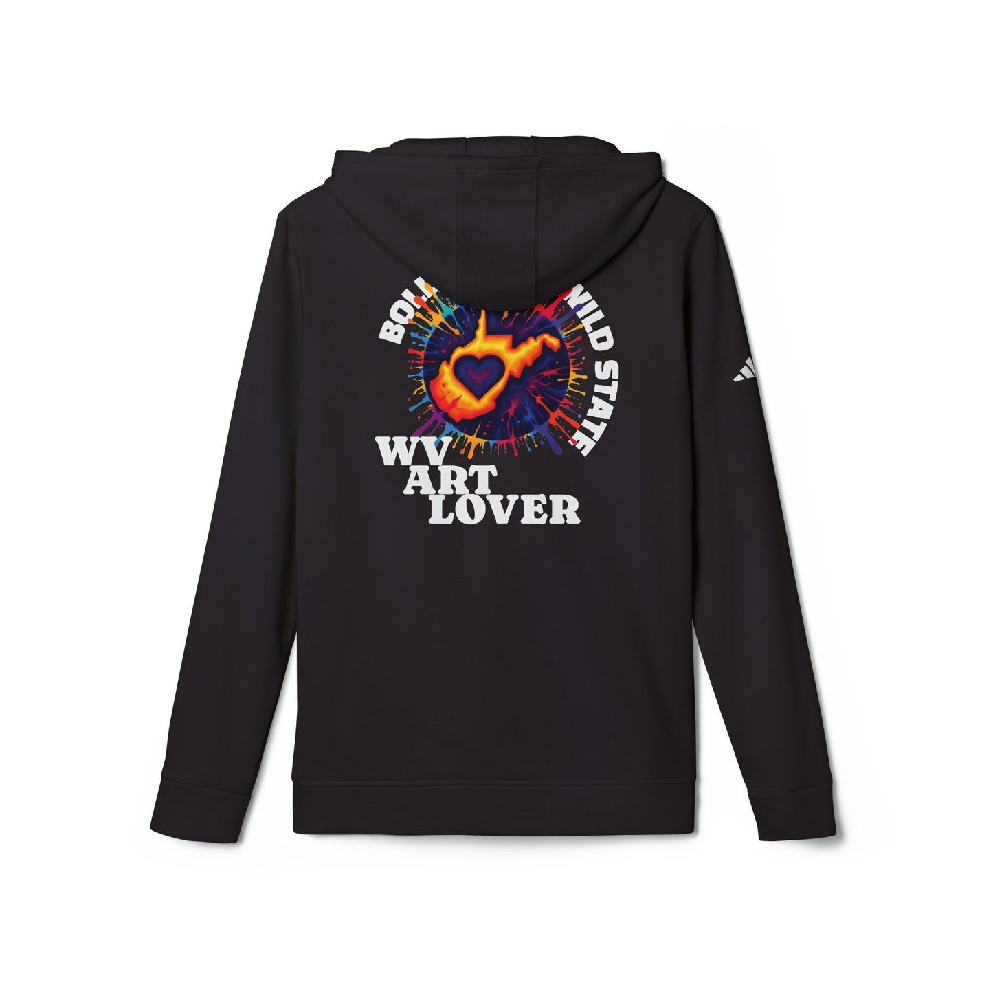 Unisex Addidas Fleece Hoodie | Colorful WV Art Lover-Nicodemus Studios