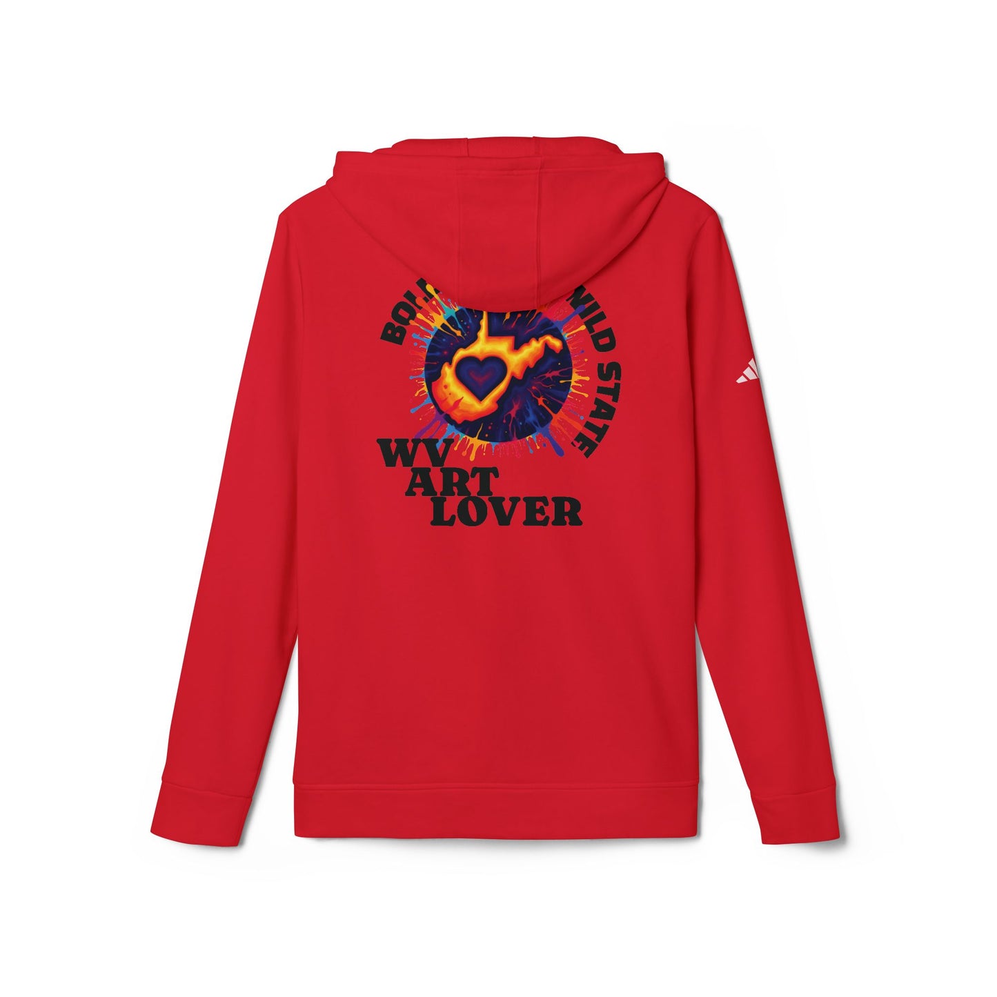 Unisex Addidas Fleece Hoodie | Colorful WV Art Lover-Nicodemus Studios