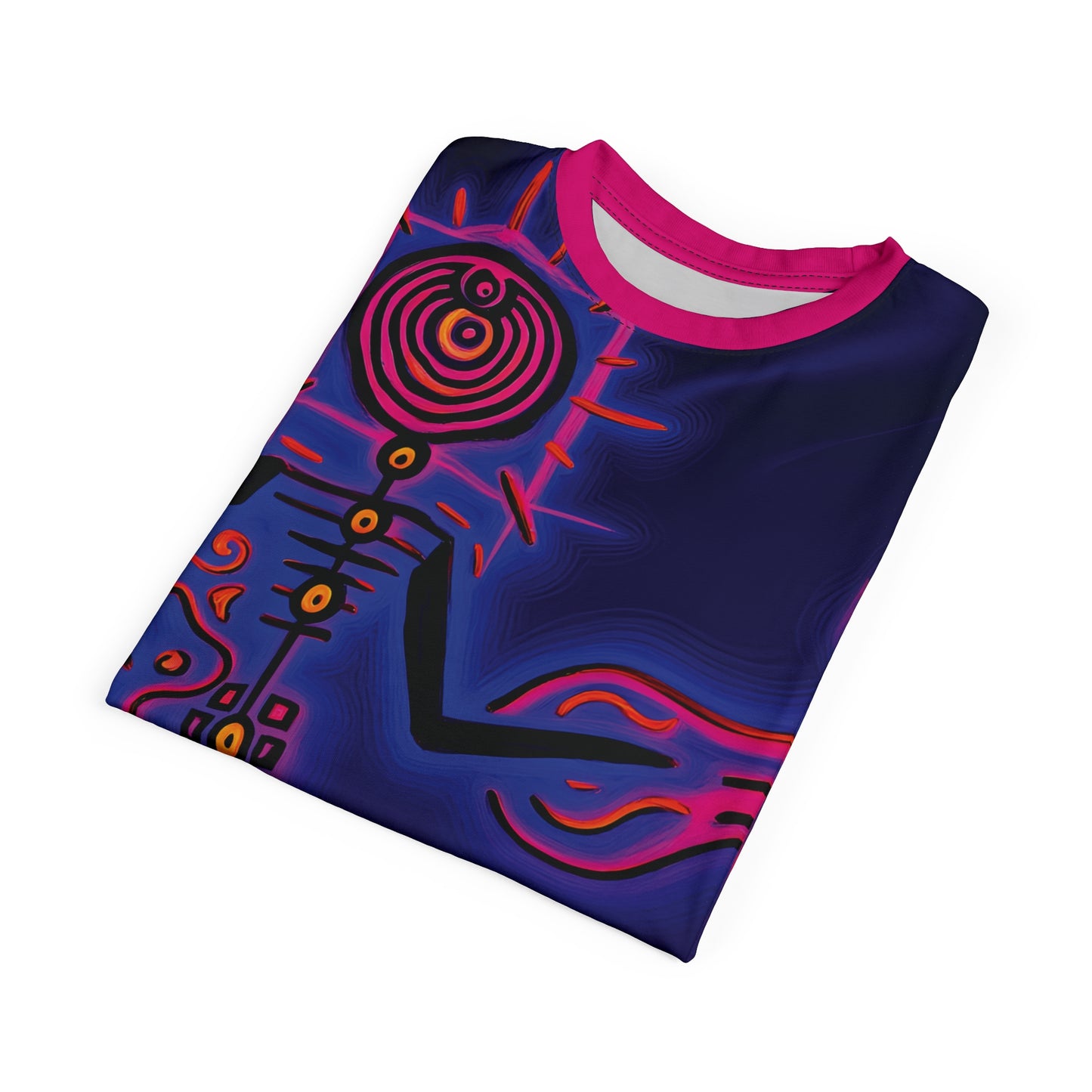 Unisex Art Print Graphic Tee | "Plasmaglyph" by Nicodemus Studios-Nicodemus Studios