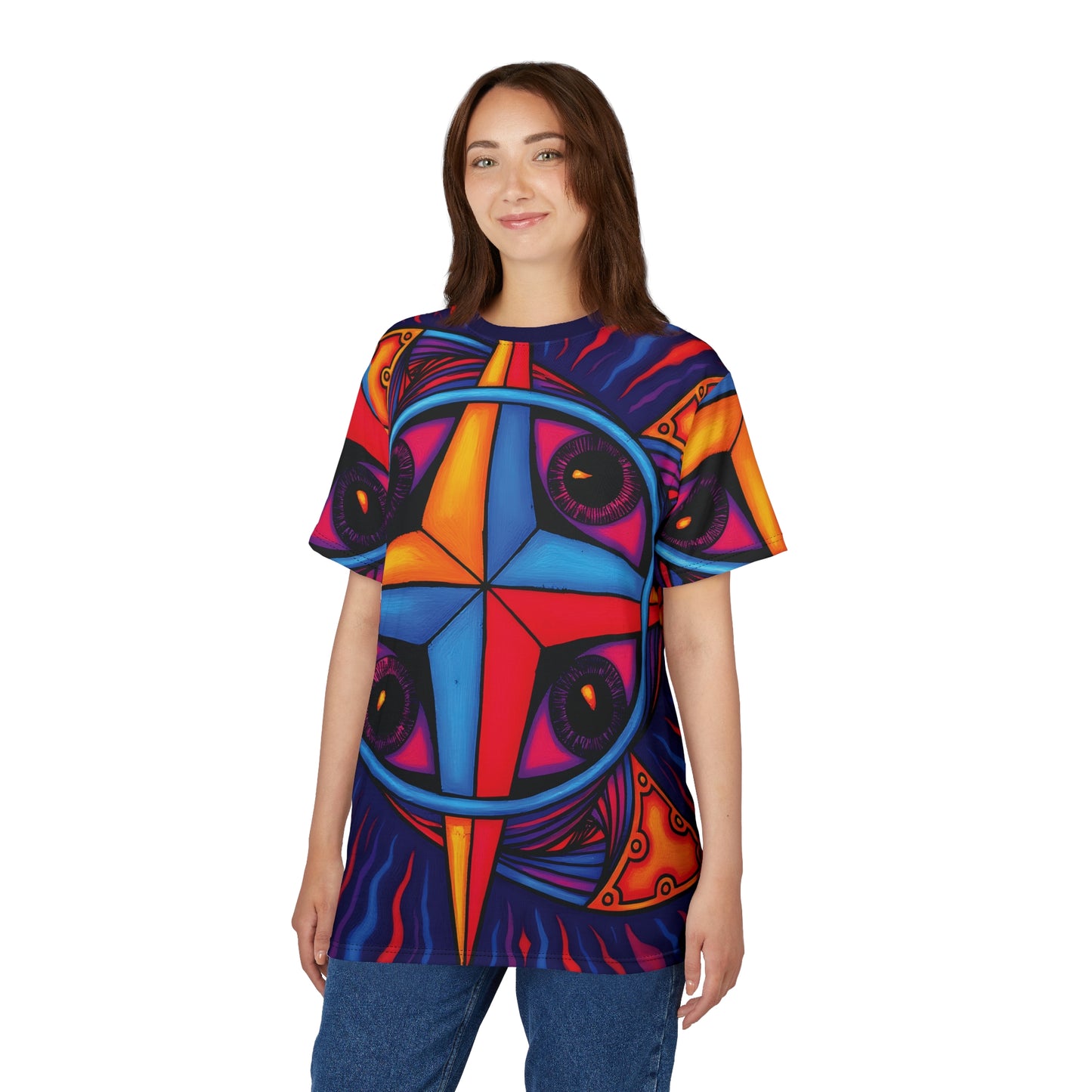 Unisex Art Print Graphic Tee Shirt | "Navigator" by Nicodemus Studios-Nicodemus Studios