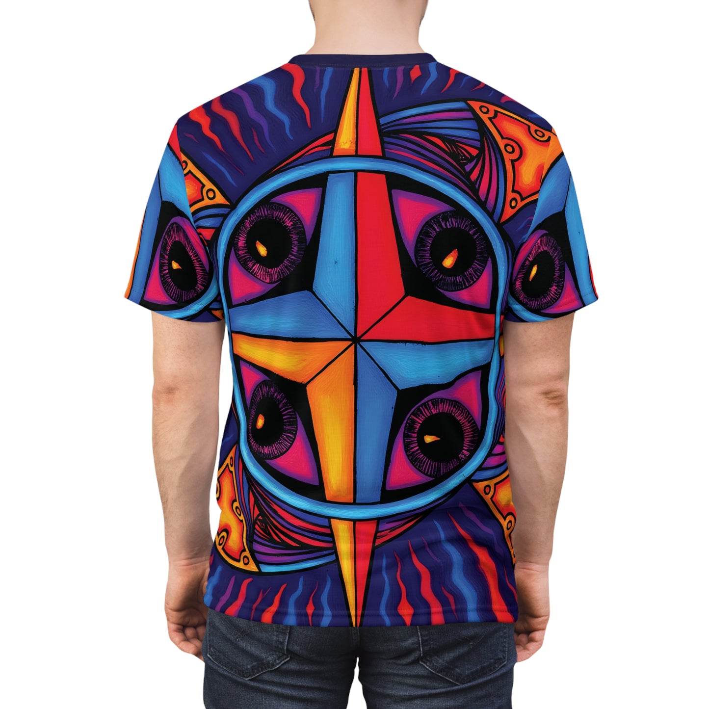Unisex Art Print Graphic Tee Shirt | "Navigator" by Nicodemus Studios-Nicodemus Studios