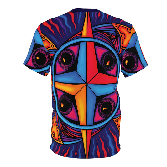 Unisex Art Print Graphic Tee Shirt | "Navigator" by Nicodemus Studios-Nicodemus Studios