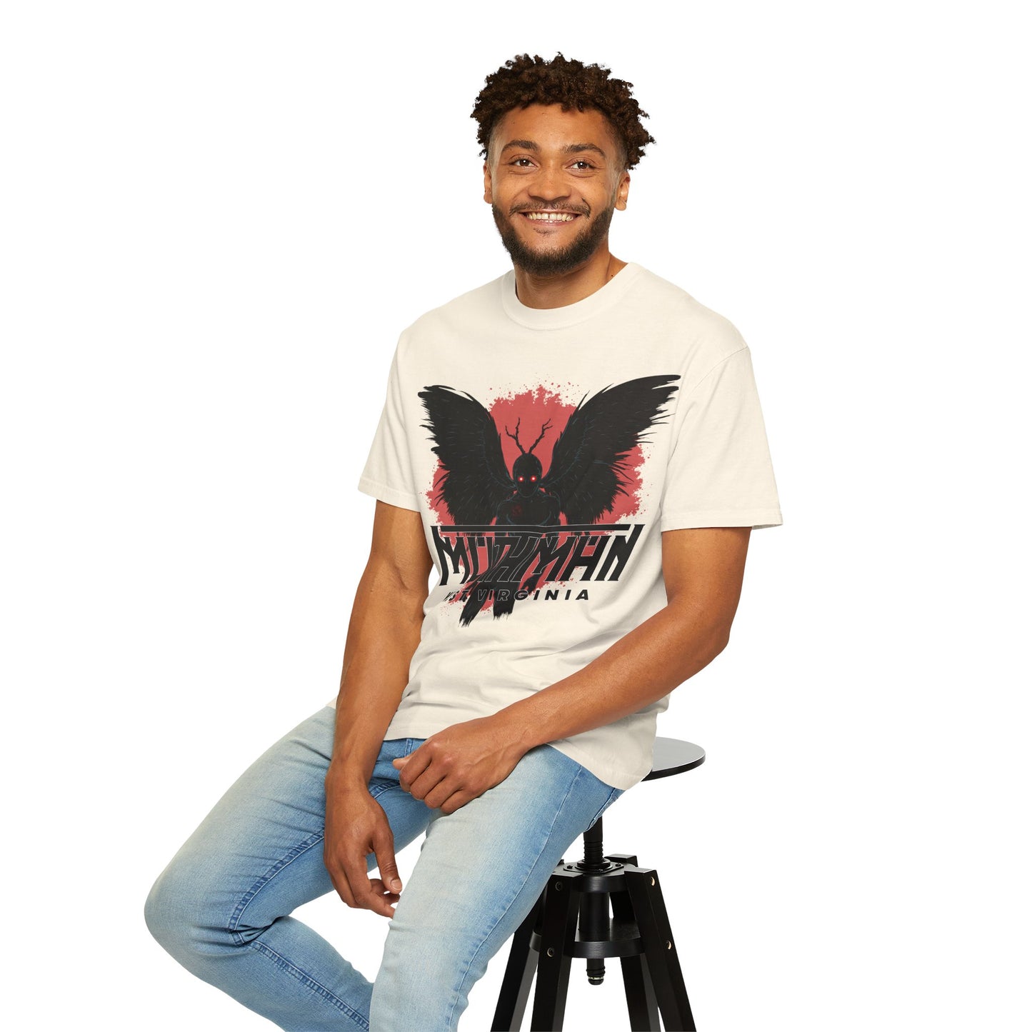 Unisex Garment-Dyed T-shirt | Mothman-Nicodemus Studios