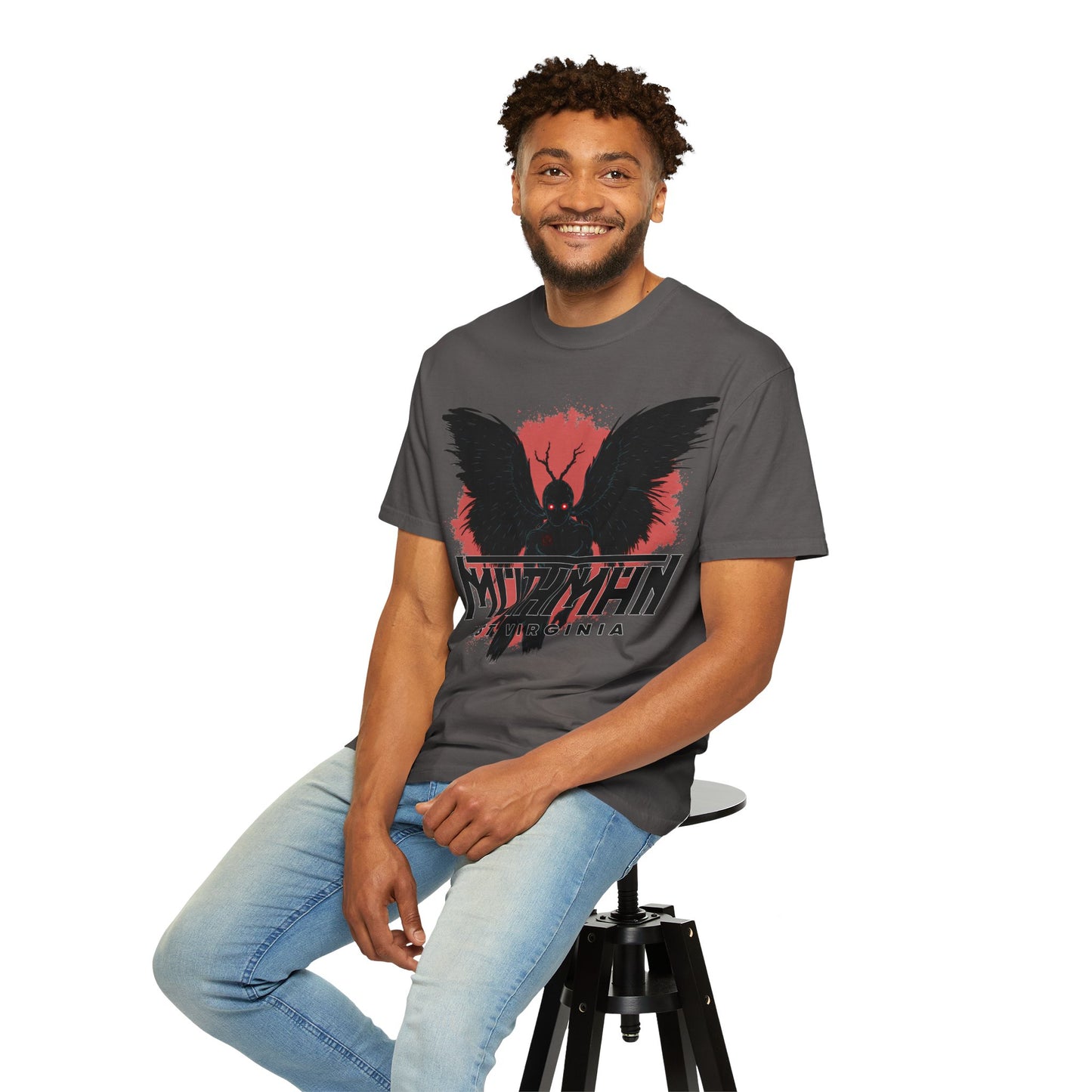 Unisex Garment-Dyed T-shirt | Mothman-Nicodemus Studios