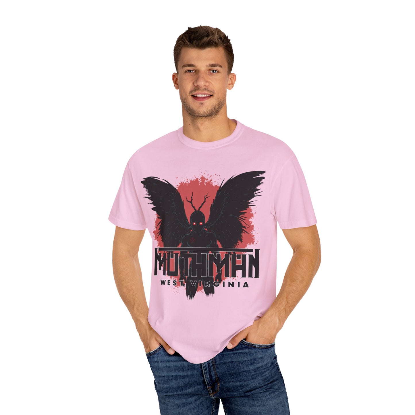 Unisex Garment-Dyed T-shirt | Mothman-Nicodemus Studios