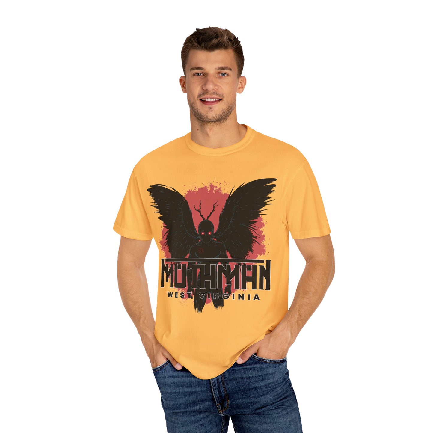 Unisex Garment-Dyed T-shirt | Mothman-Nicodemus Studios
