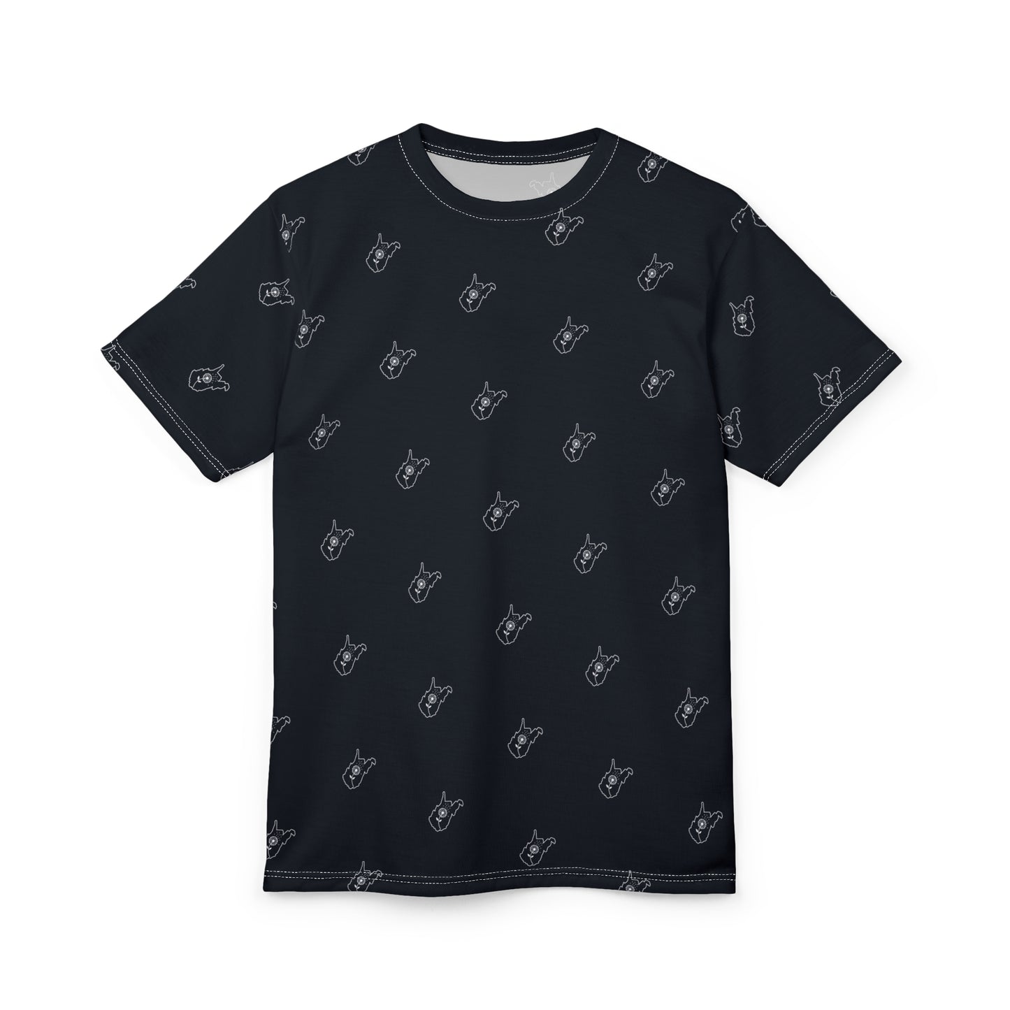 Unisex Garment-Dyed T-shirt | West Virginia Dandelion-White stitching-6 oz.-S-Nicodemus Studios