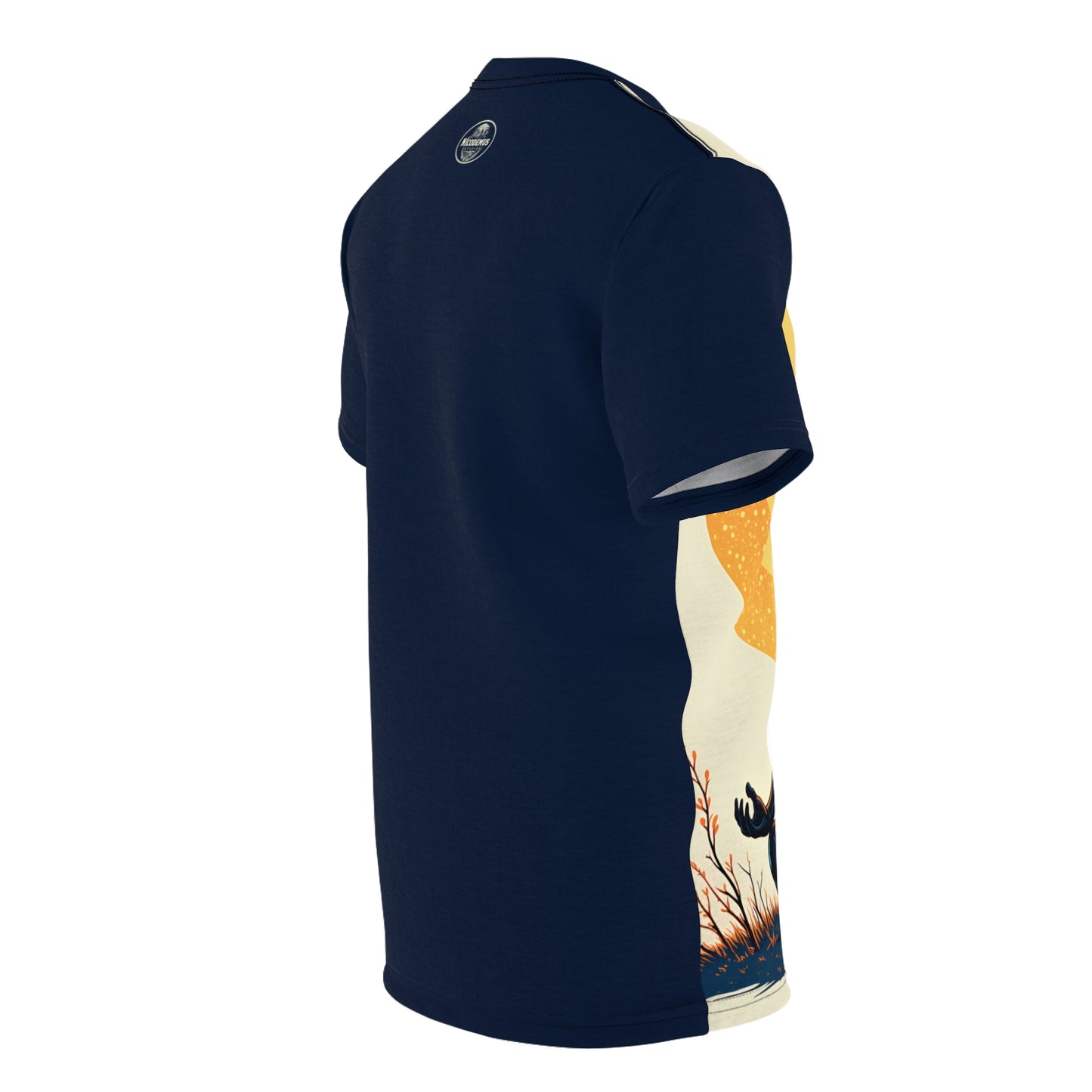 Unisex Graphic Tee Shirt | "Lunar Buck" by Nicodemus Studios-Nicodemus Studios