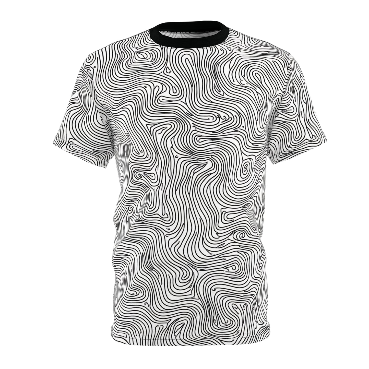 Unisex Graphic Tee Shirt | "Topographical"-Nicodemus Studios