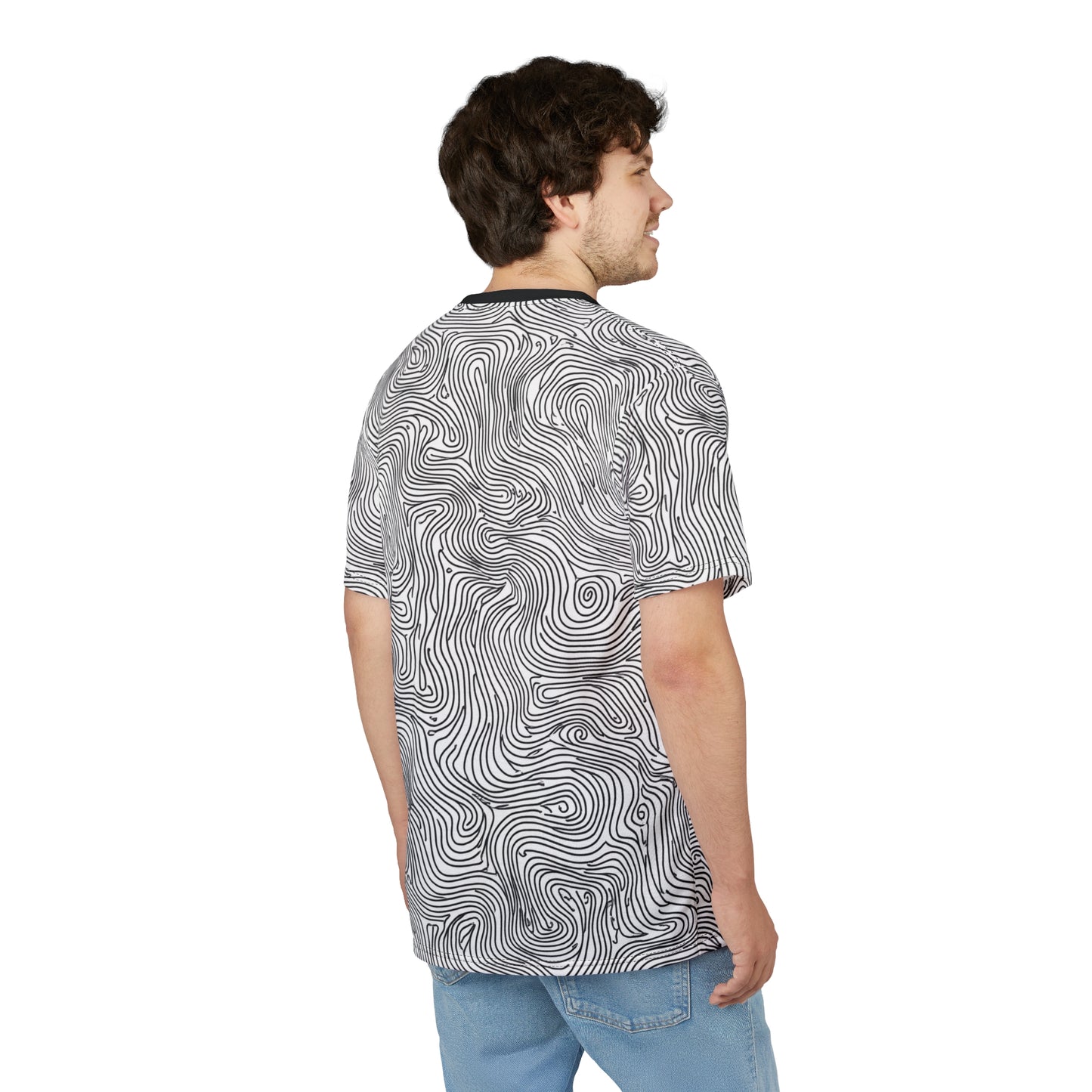 Unisex Graphic Tee Shirt | "Topographical"-Nicodemus Studios