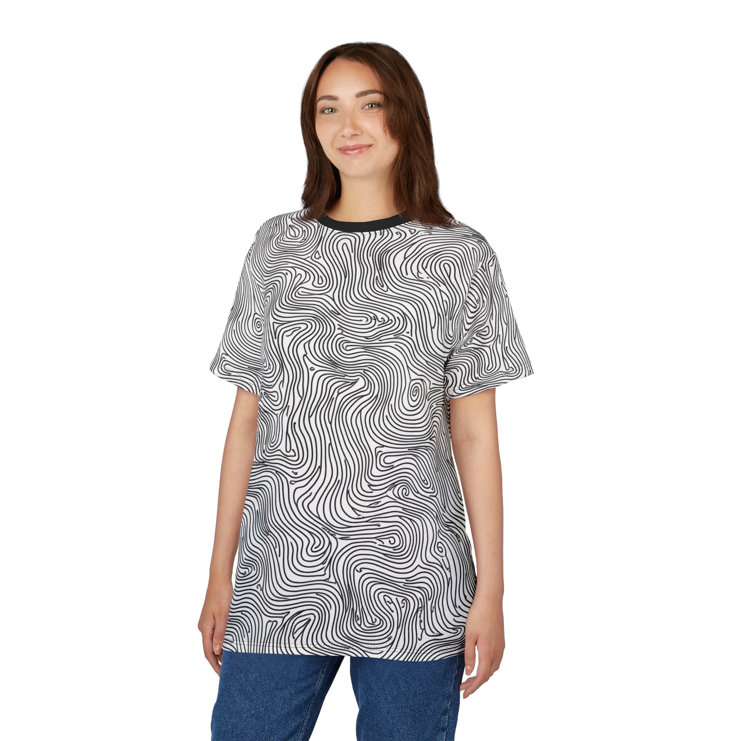 Unisex Graphic Tee Shirt | "Topographical"-Nicodemus Studios