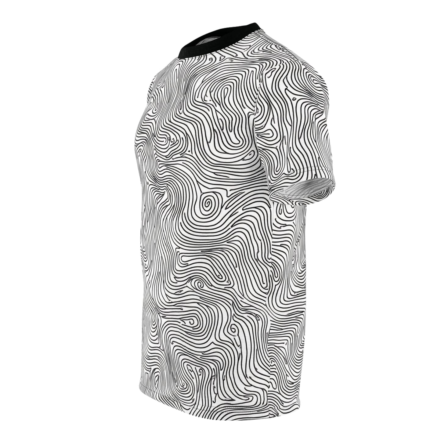 Unisex Graphic Tee Shirt | "Topographical"-Nicodemus Studios