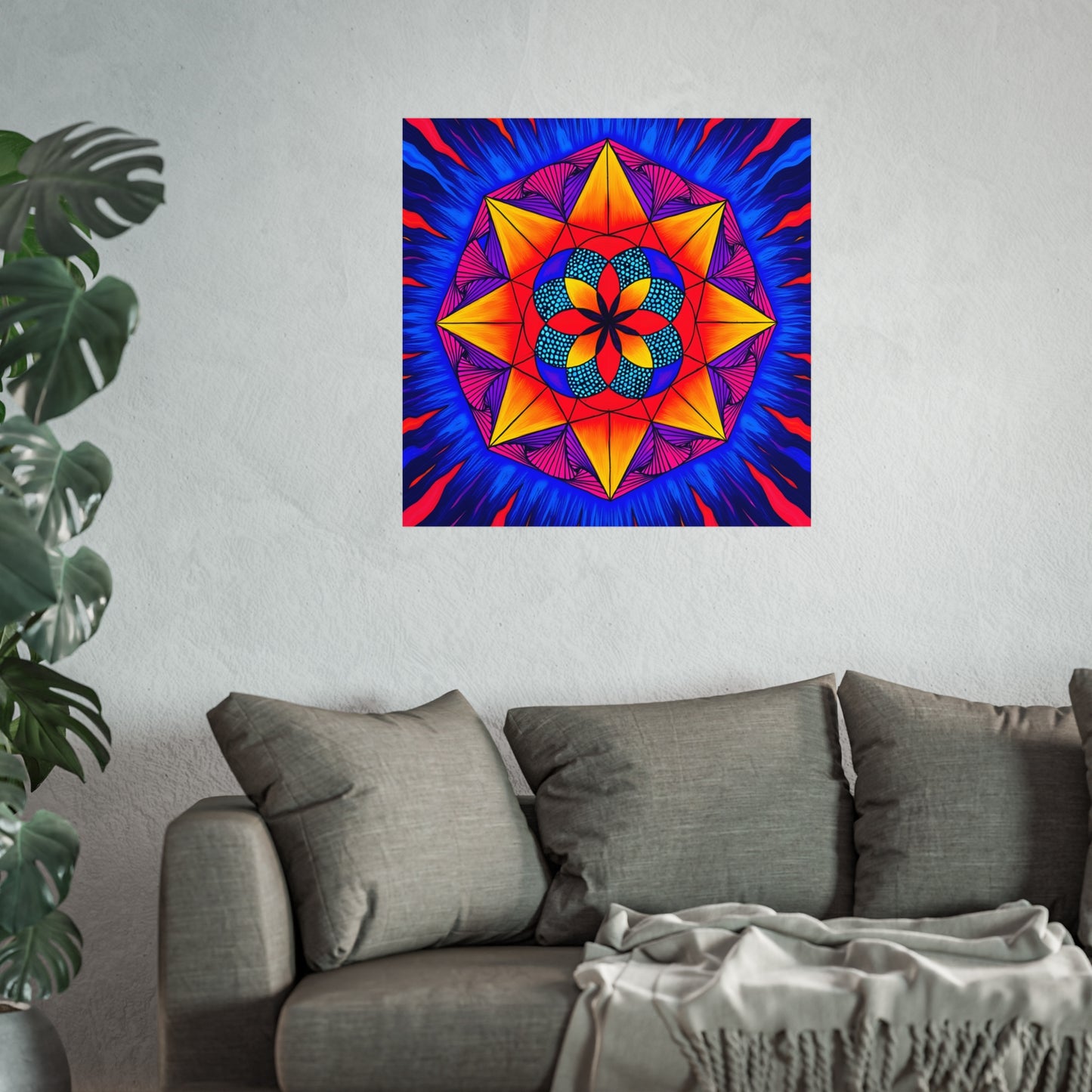 Vibrant Fine Art Matte Poster Print | "Life from Estar" by Nicodemus Studios-Nicodemus Studios
