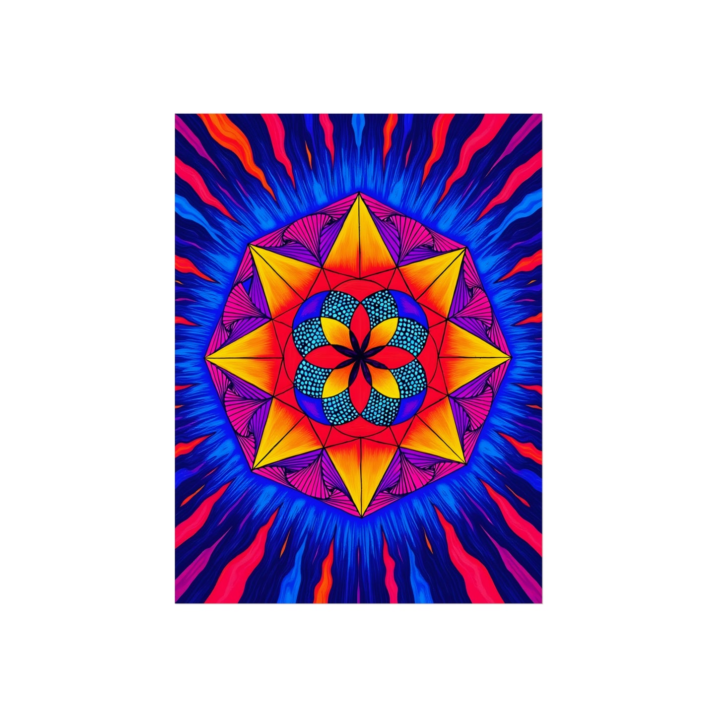 Vibrant Fine Art Matte Poster Print | "Life from Estar" by Nicodemus Studios-18″ x 24″ (Vertical)-Matte-Nicodemus Studios