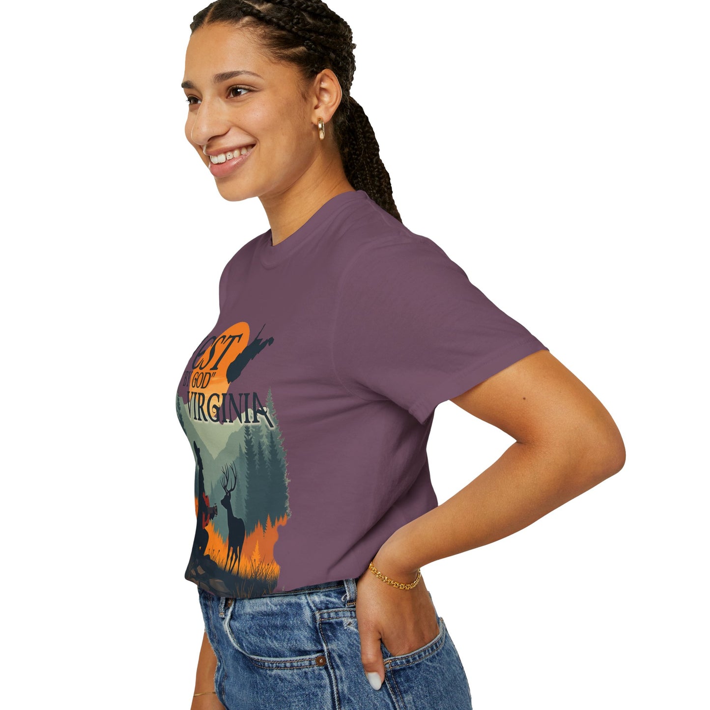 West "By God" Virginia Garment-Dyed T-Shirt T-Shirt