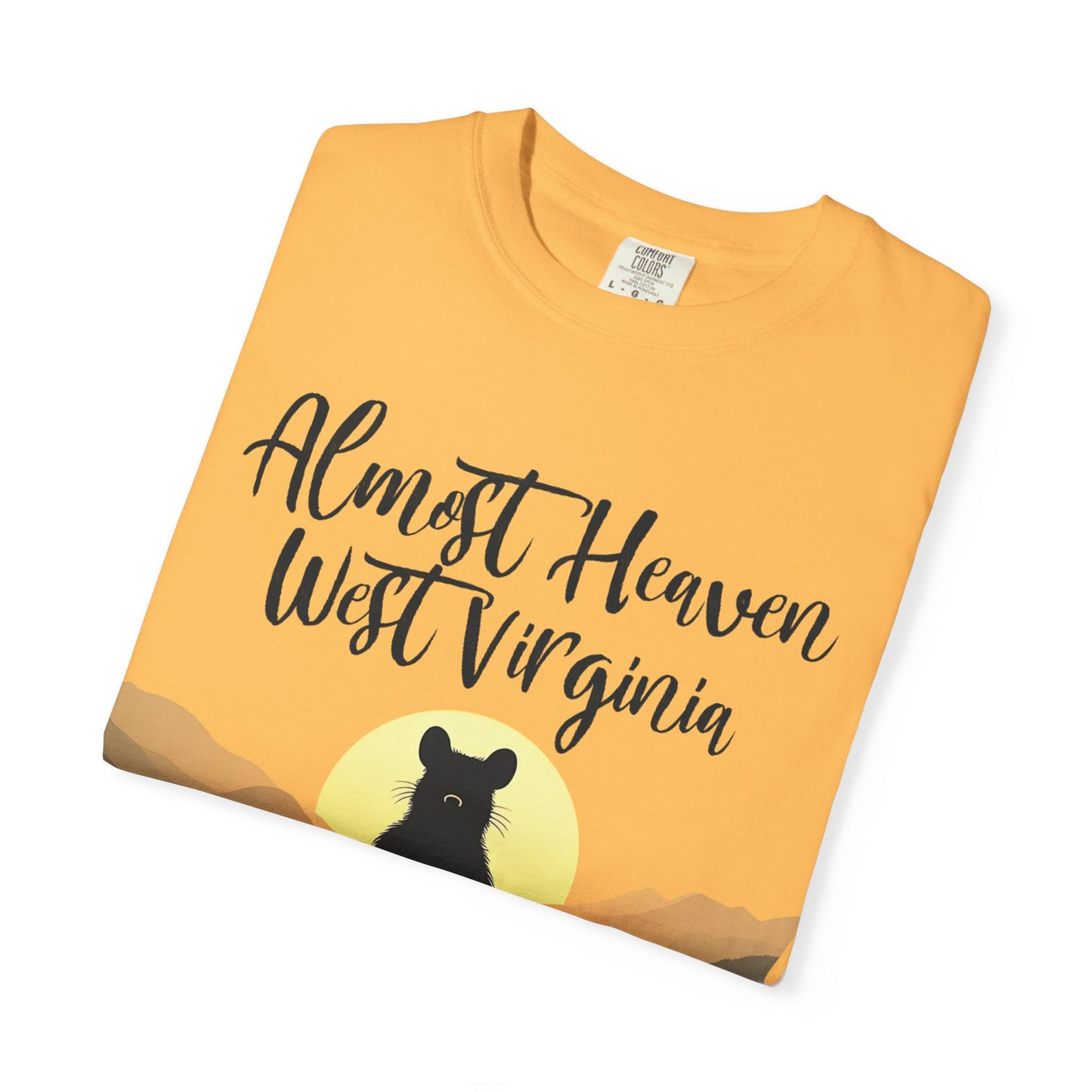 West Virginia "Lotus Racoon 2" Garment-Dyed T-Shirt