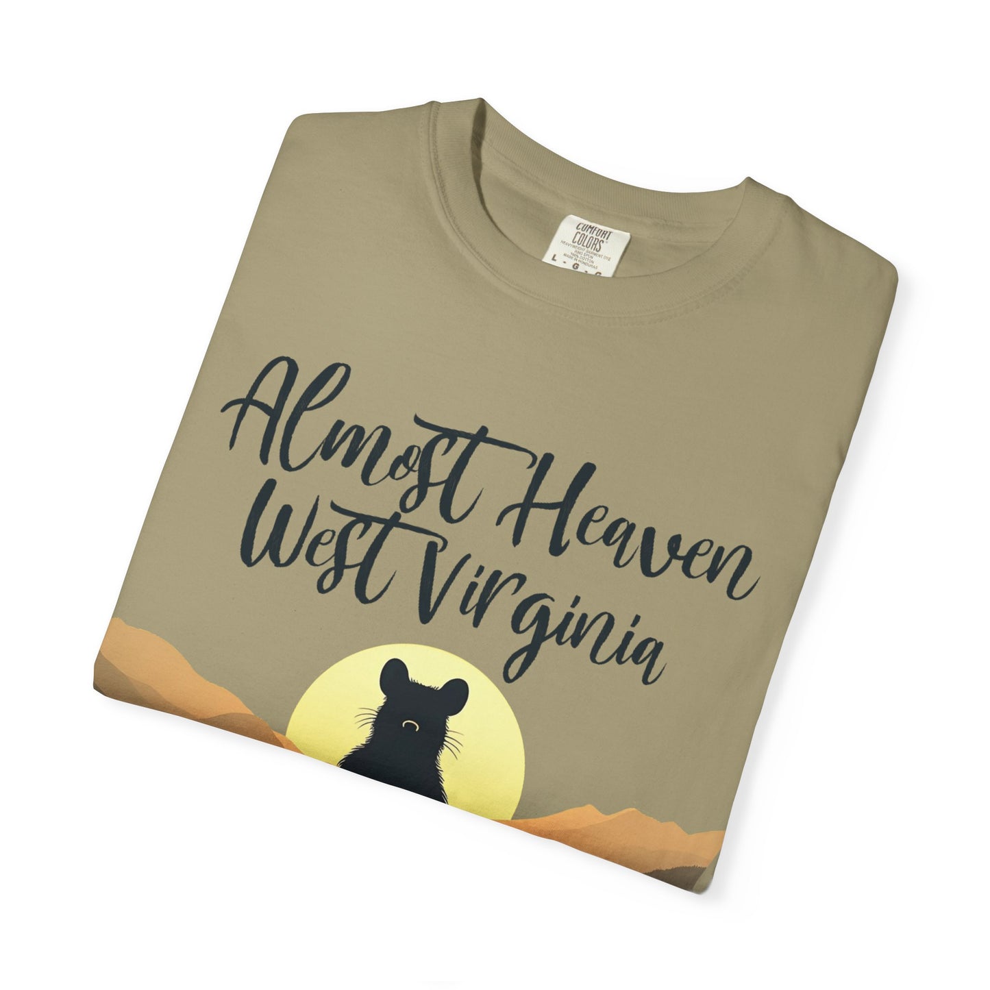West Virginia "Lotus Racoon 2" Garment-Dyed T-Shirt