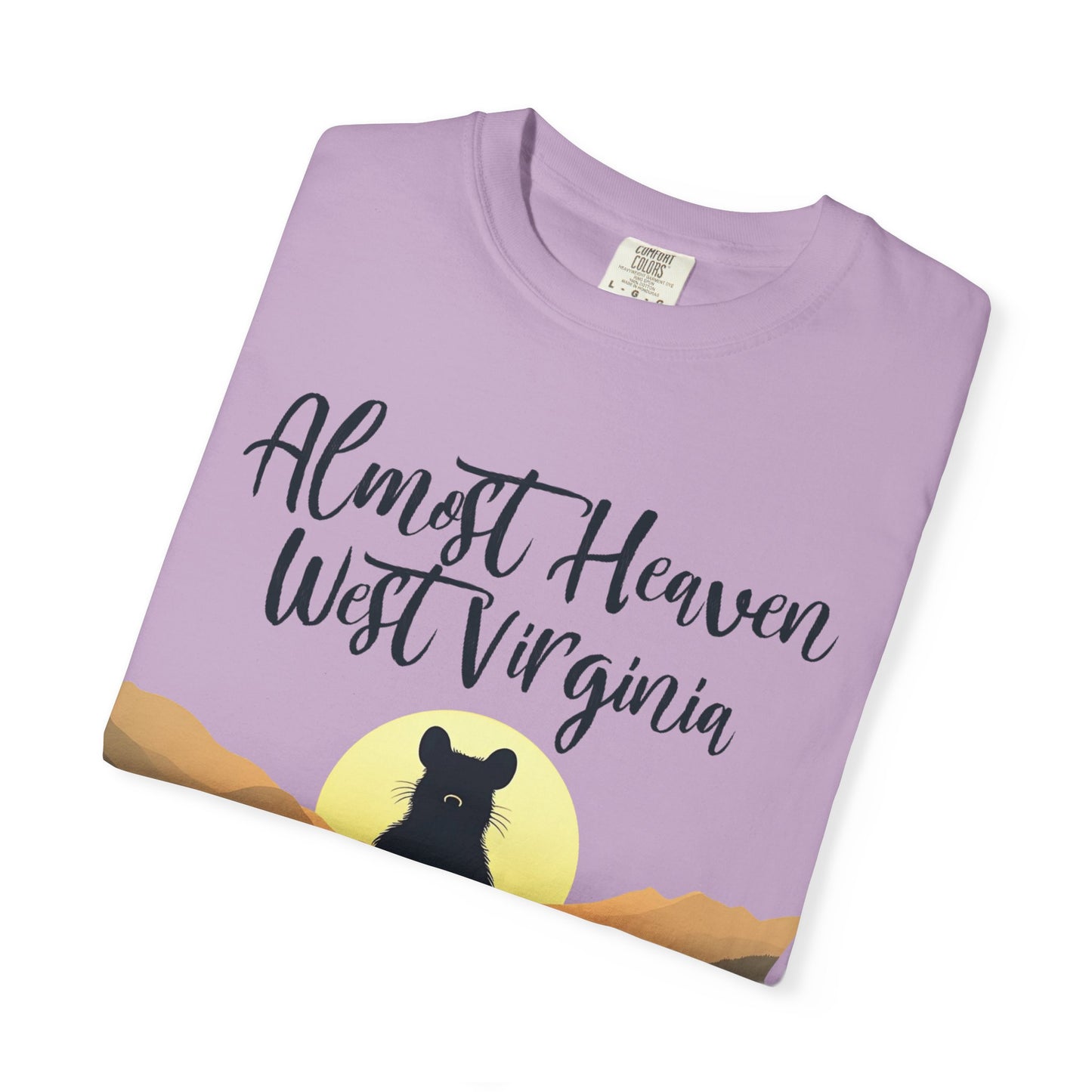 West Virginia "Lotus Racoon 2" Garment-Dyed T-Shirt